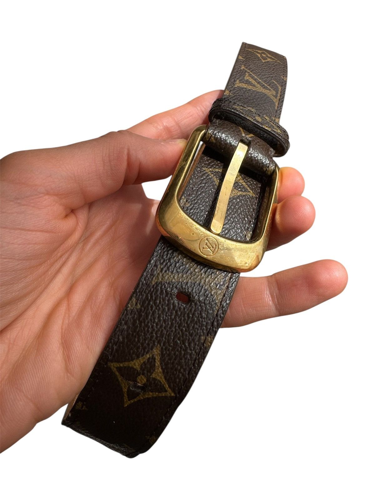 Louis Vuitton × Vintage Louis Vuitton Monogram Belt Size ONE SIZE - 3 Thumbnail