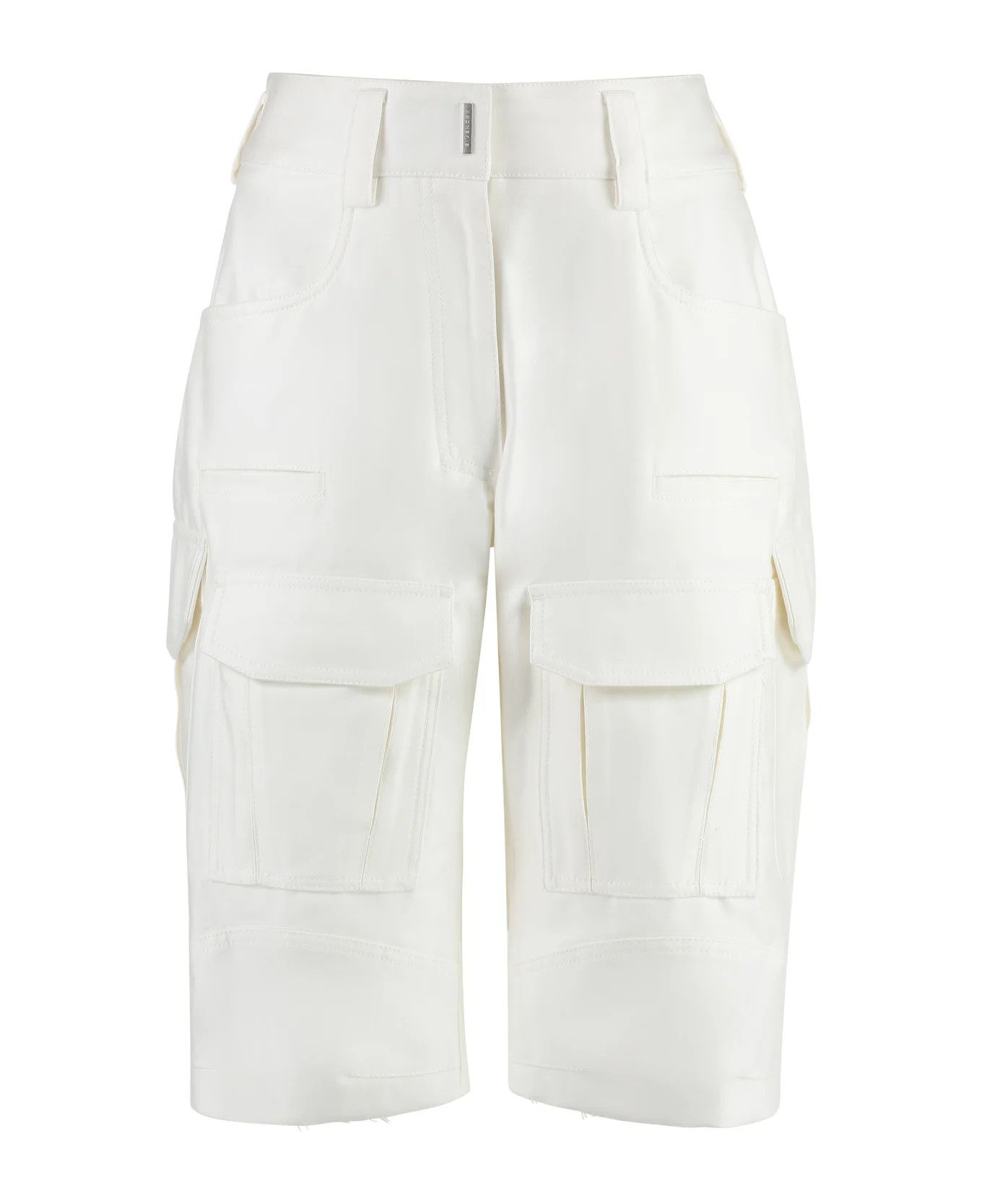 Givenchy o1y0925 Cargo Short in White Size 27" / US 4 / IT 40 - 1 Thumbnail