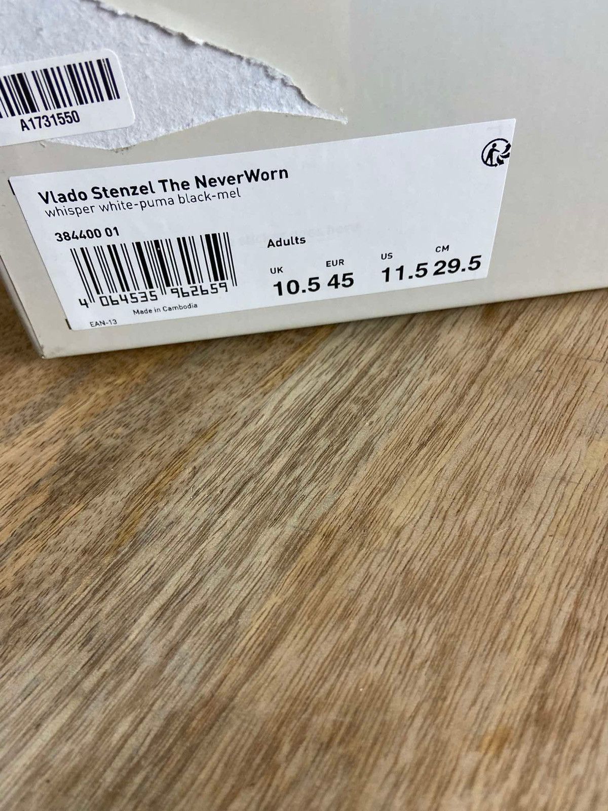 Puma New Puma Vlado Stenzel "The NeverWorn" size 11,5us rare Size US 11.5 / EU 44-45 - 11 Thumbnail