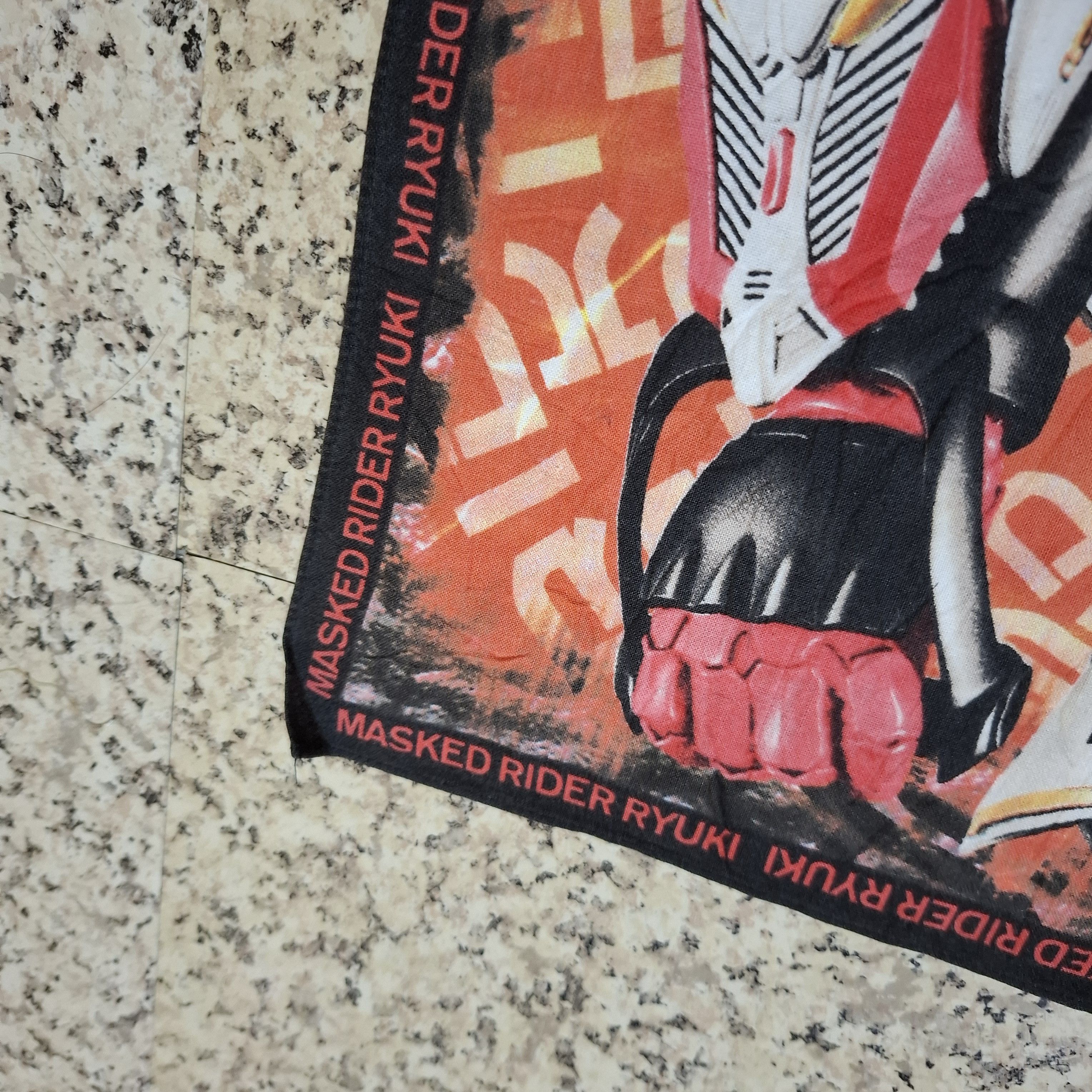 Other VERY RARE Vintage 2002 Masked Kamen Rider Ryuki Handkerchief Size ONE SIZE - 2 Thumbnail