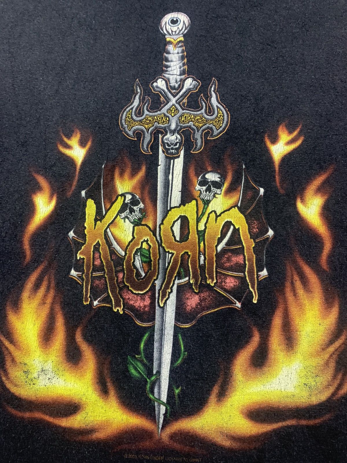 Band Tees × Vintage Vintage Korn Promo Tees Nu-Metal Deftones Linkin Park Size US L / EU 52-54 / 3 - 1 Thumbnail