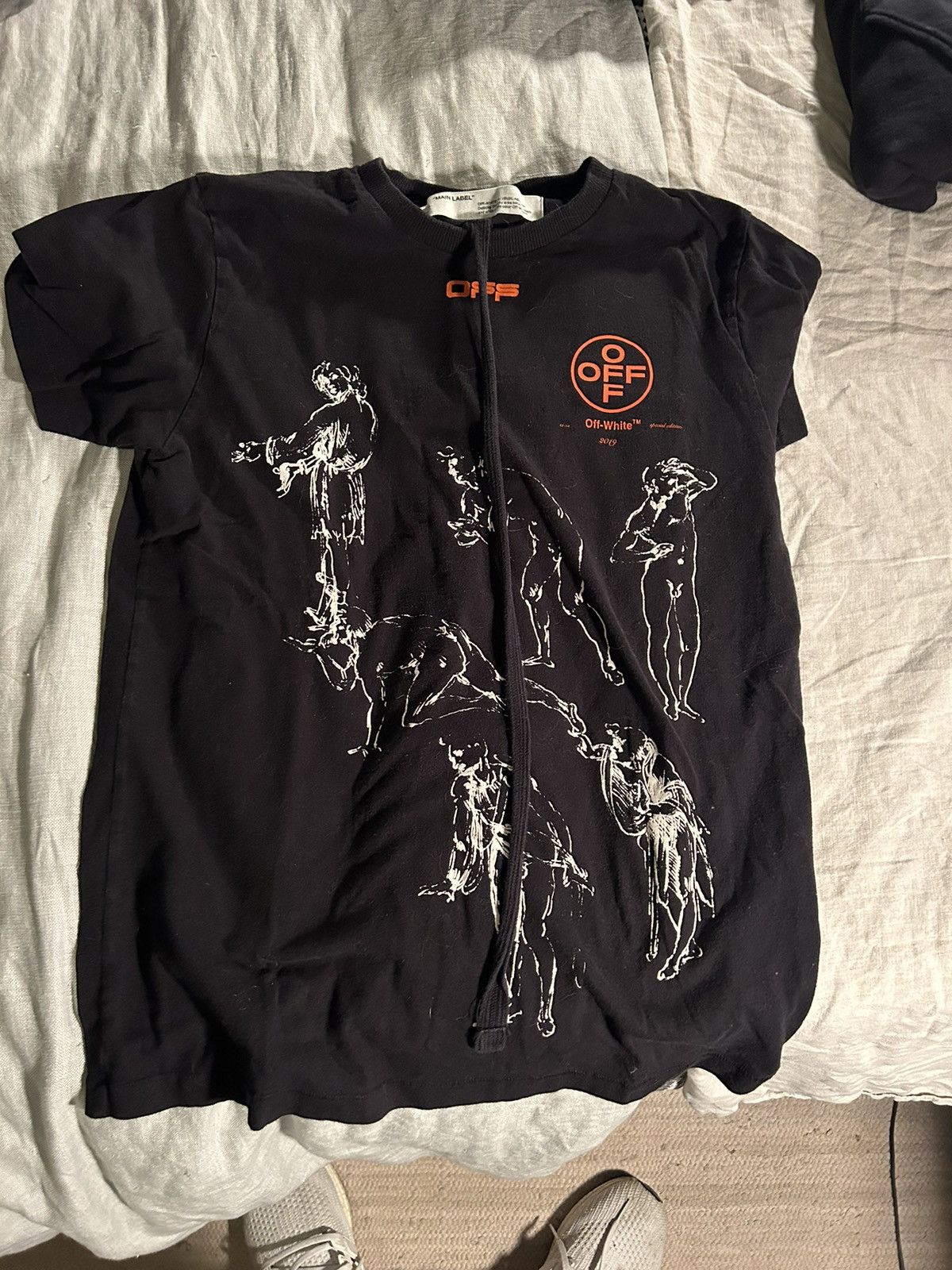image of Off White Off-White 2019 Leonardo Sketches in Black, Men's (Size Medium)