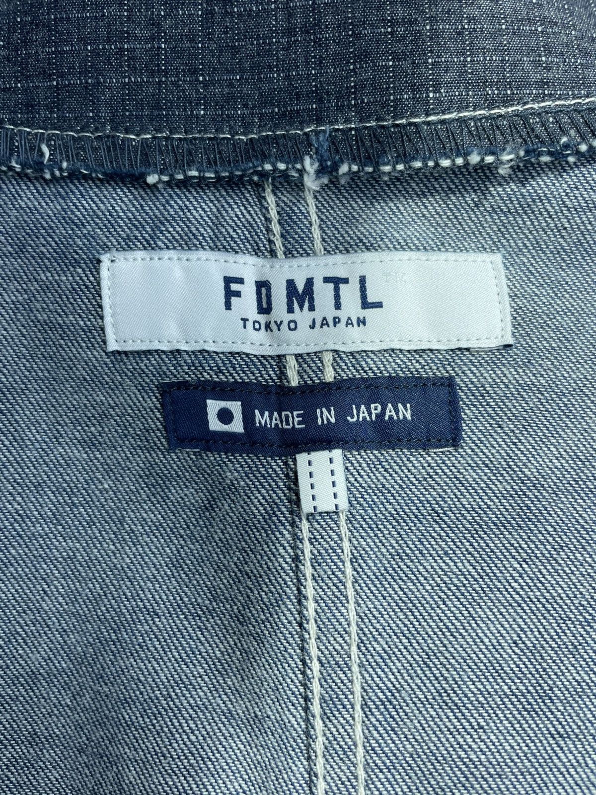 FDMTL FDMTL Haori Jacket - Denim Size US XL / EU 56 / 4 - 4 Thumbnail
