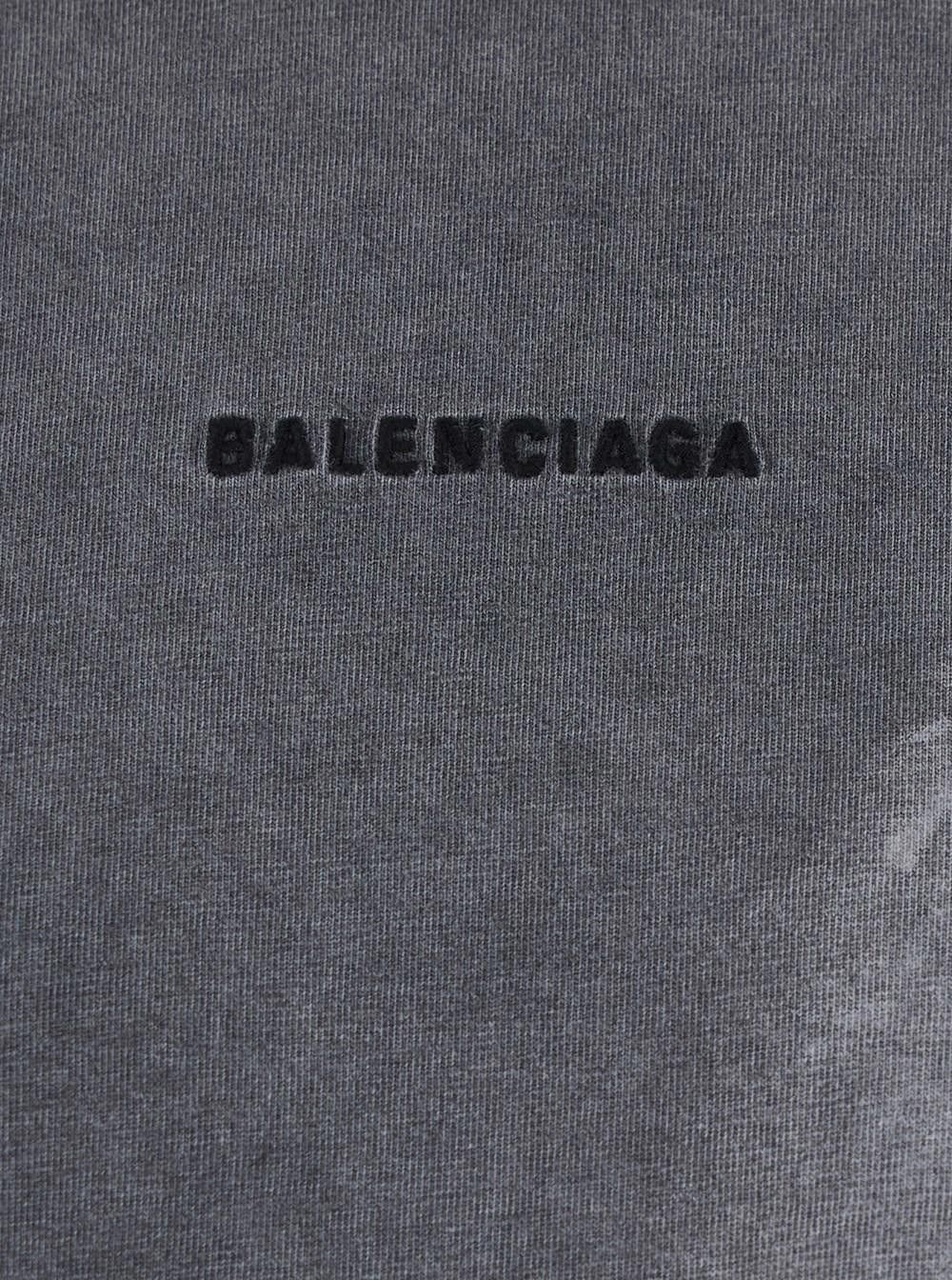 Balenciaga BALENCIAGA MEN'S BALENCIAGA BACK T-SHIRT MEDIUM FIT SIZE M Size ONE SIZE - 3 Thumbnail