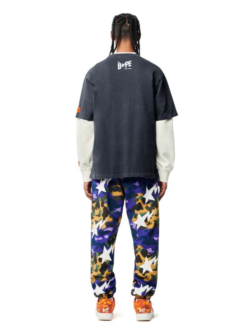 Bape × Heron Preston o1in1s1024 Q:1 / Bape Camo Worker Pants in Multicolor Size US 32 / EU 48 - 4 Thumbnail
