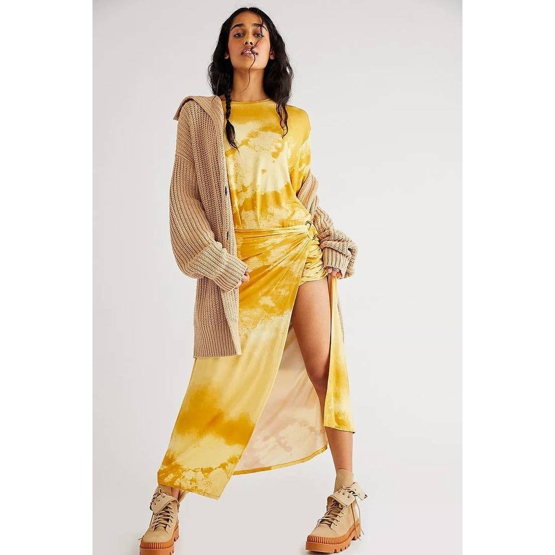 Free People New Free People Alyssa Wrap Boho Maxi Dress MEDIUM $128 Size M / US 6-8 / IT 42-44 - 2 Thumbnail