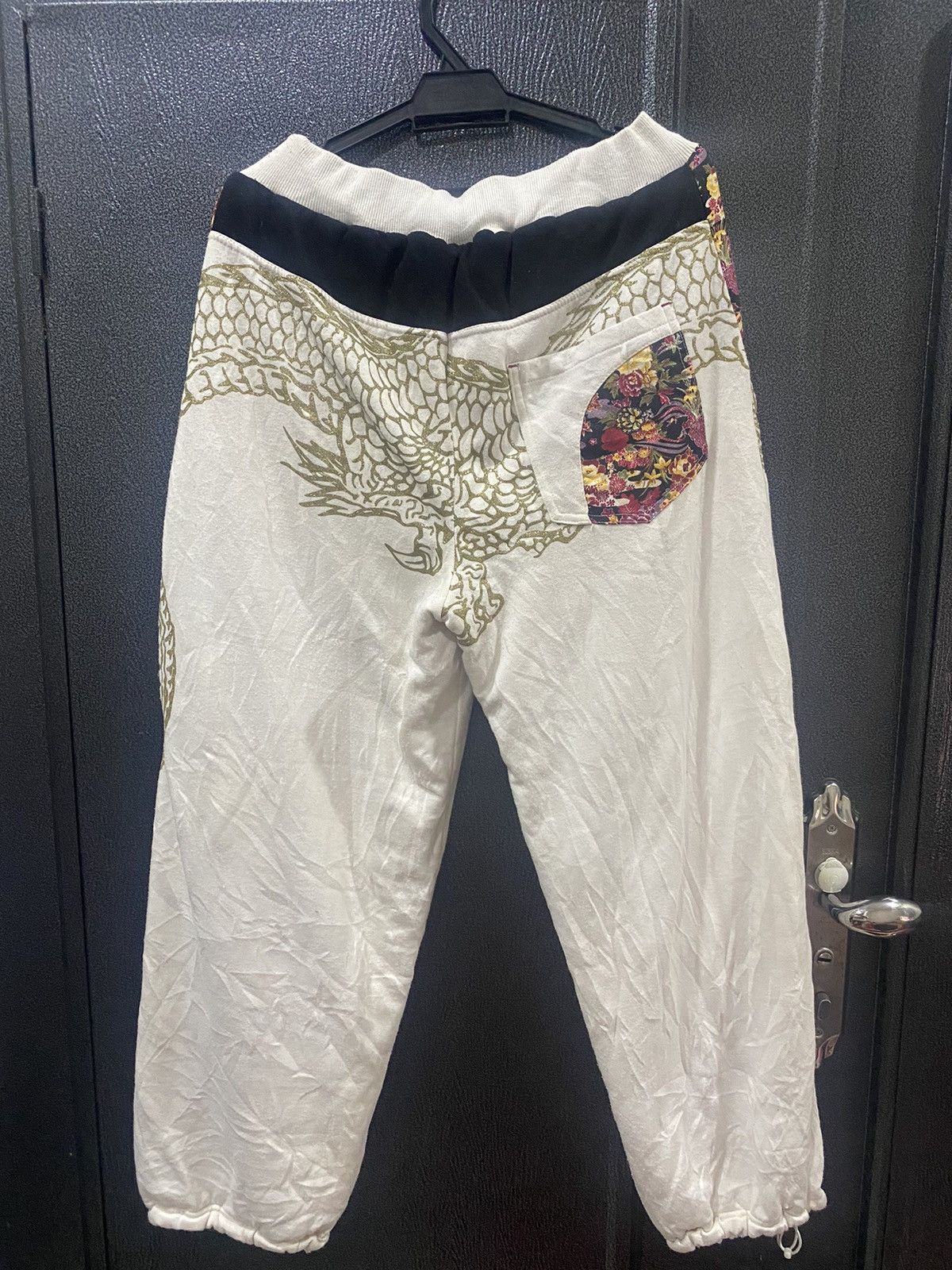 Dragonfly × Japanese Brand Vintage Bullet Noise Sukajan Dragon Embroidered Sweatpant Size US 28 / EU 44 - 2 Thumbnail
