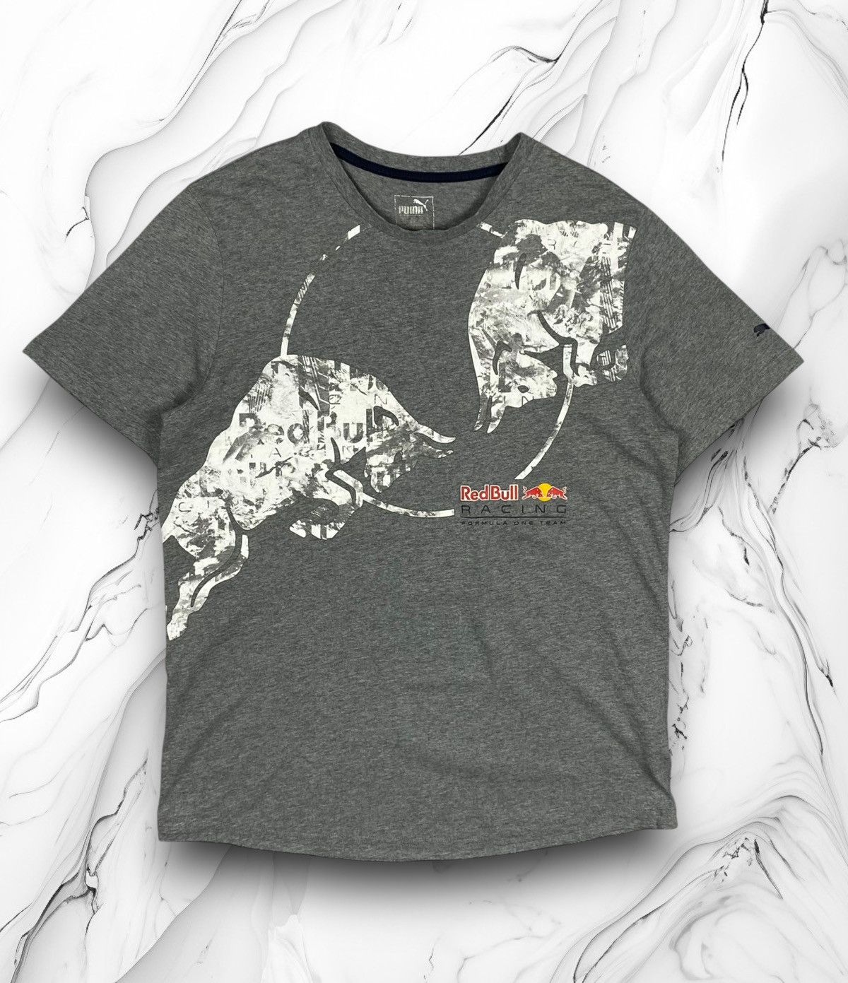 Puma × Red Bull Puma x Red Bull Racing Formula One Team Big Logo T Shirt Size US L / EU 52-54 / 3 - 1 Thumbnail