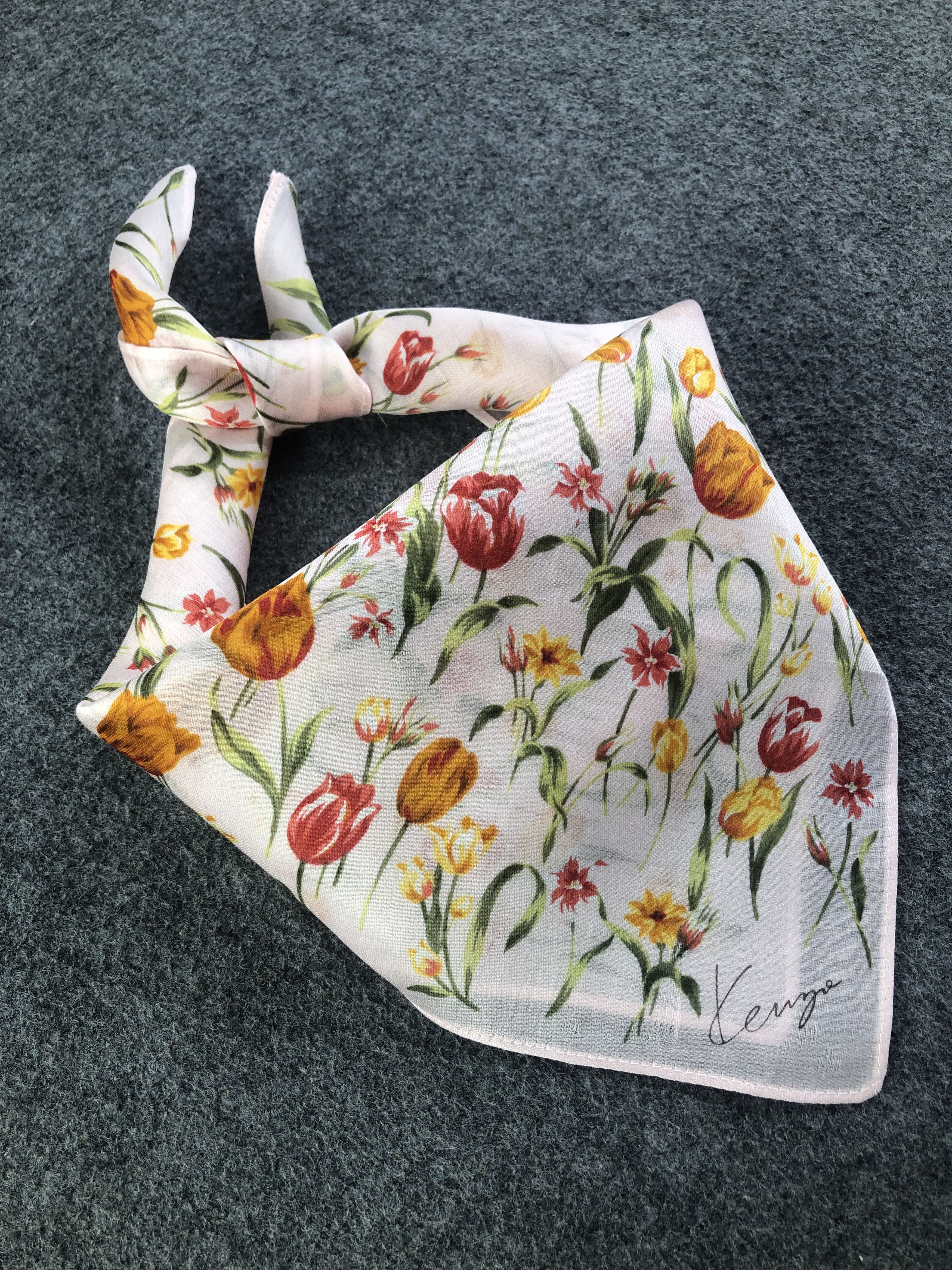 Kenzo × Vintage Kenzo Handkerchief / Bandana / Neckerchief Size ONE SIZE - 1 Thumbnail