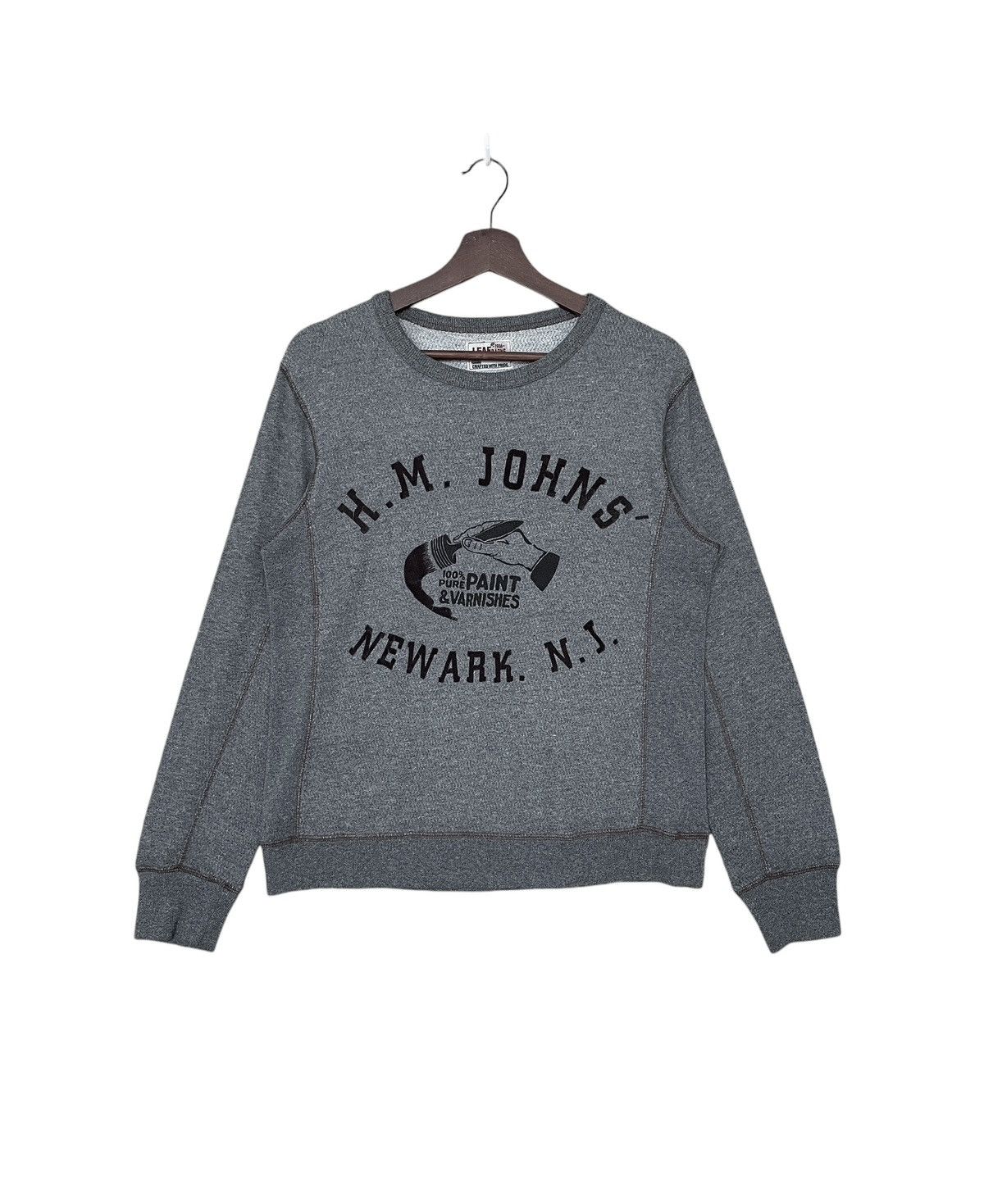 Japanese Brand × Vintage Vintage Japanese Brand Leaf Barns Usn Sweatshirt 1990s Size US M / EU 48-50 / 2 - 1 Thumbnail