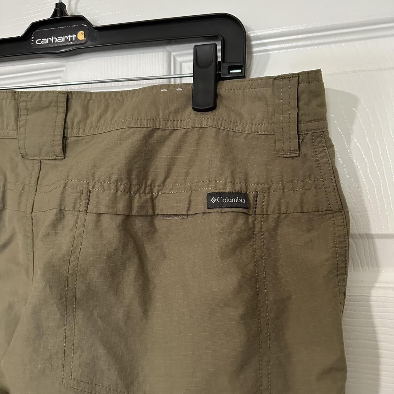 Columbia Columbia Sportswear Green Olive Active Hiking Pants Gorpcore Size US 38 / EU 54 - 1 Thumbnail