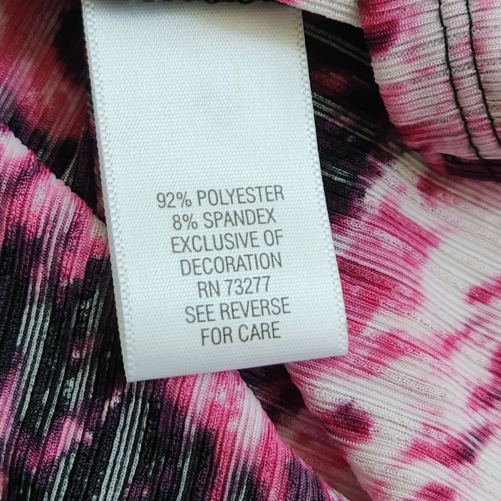 Other Dana Buchman Purple Pink White Tie Dye Top Large Lightweight Size L / US 10 / IT 46 - 6 Thumbnail