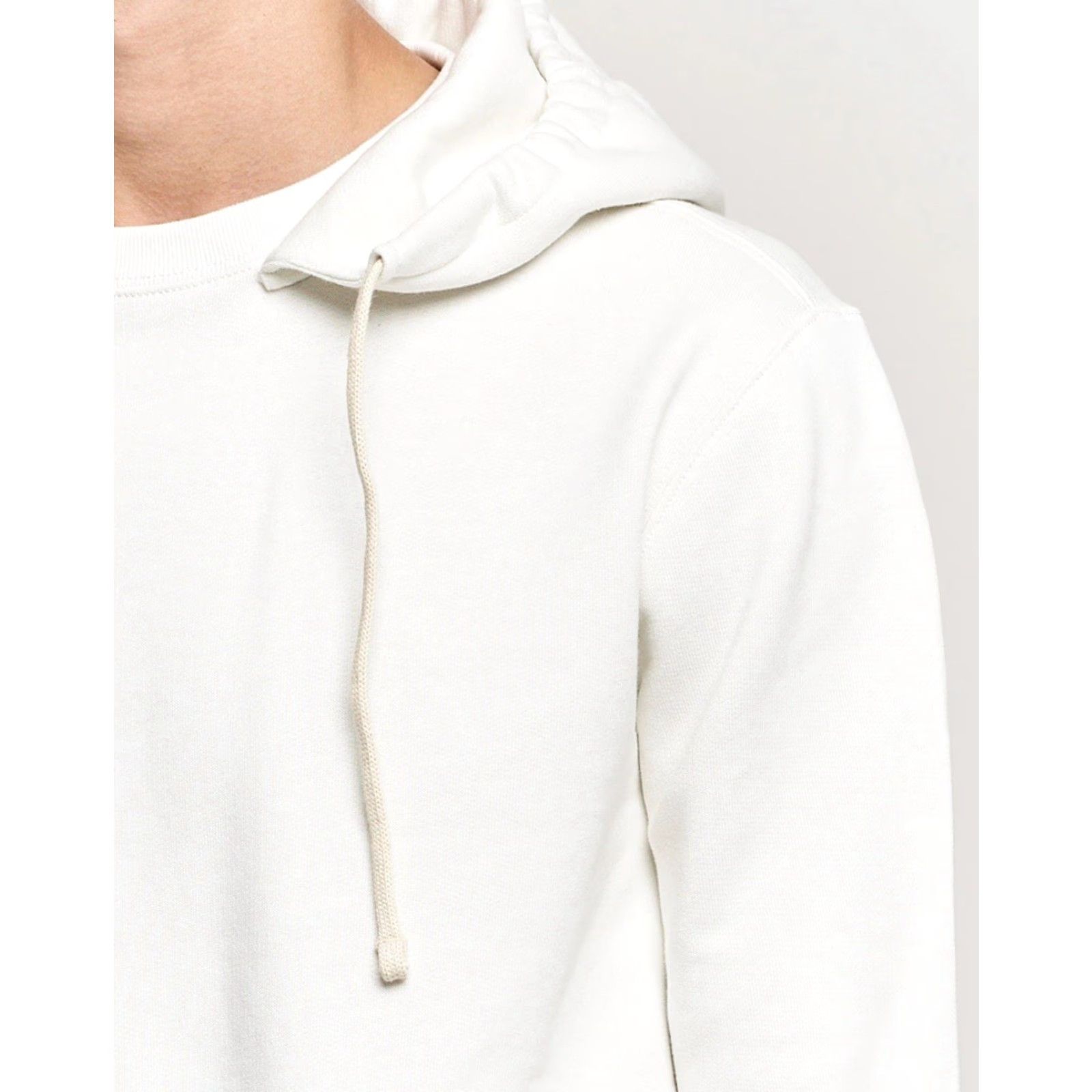 Polo Ralph Lauren VINTAGE Polo Ralph Lauren Hoodie Men L White Garment-Dyed Fleece Pullover Y2K Size US L / EU 52-54 / 3 - 3 Thumbnail