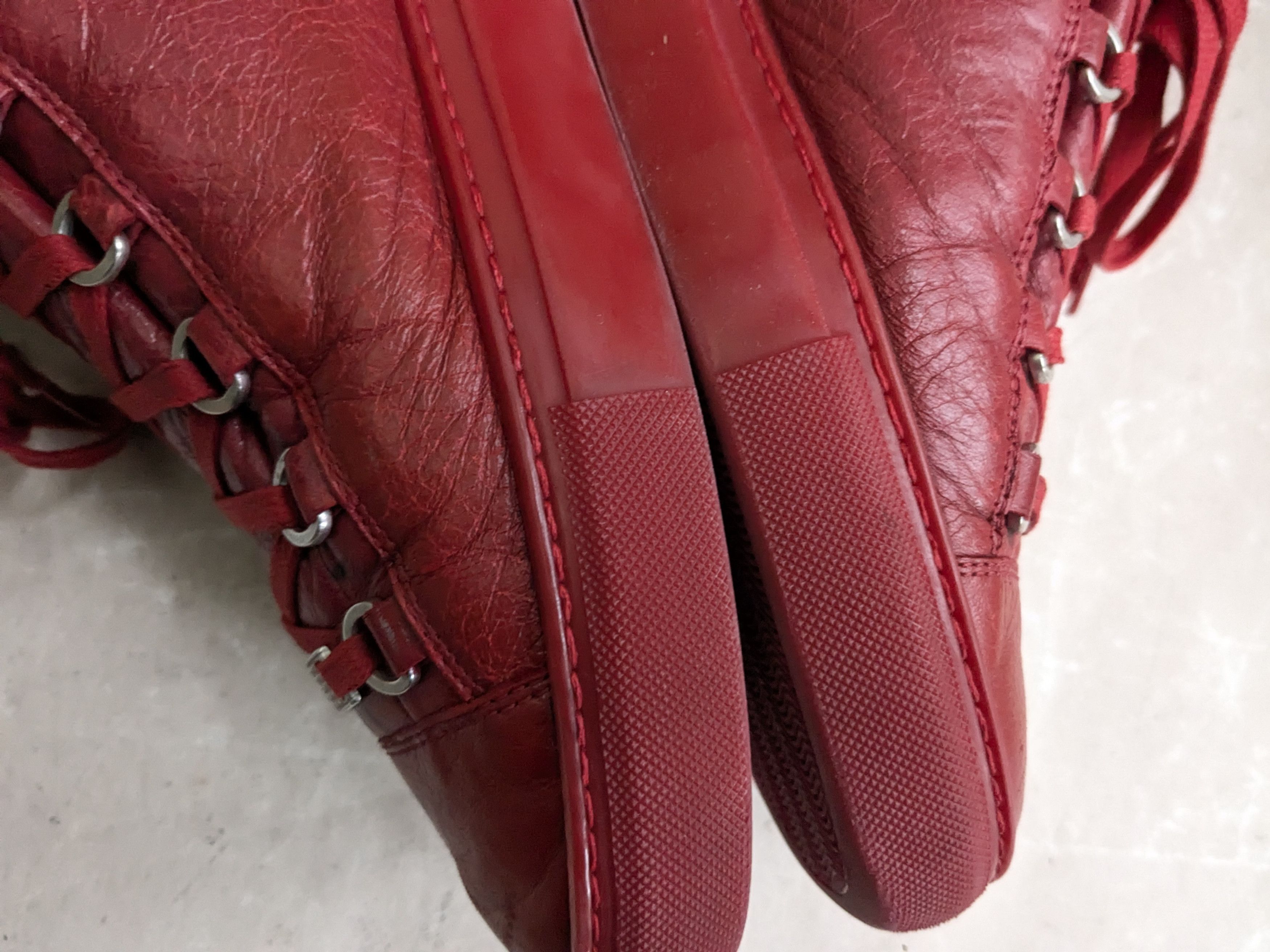 Balenciaga Balenciaga Arena Sneakers Red 10 High Tops Size US 10 / EU 43 - 9 Thumbnail