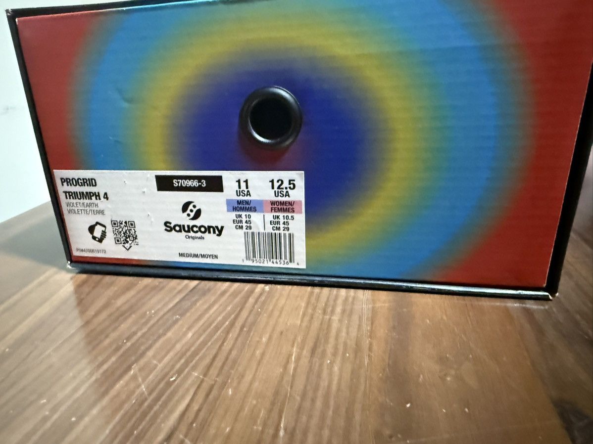 Saucony SAUCONY X JAE TIPS PROGRID TRIUMPH 4 'PERRILLA' VIOLET/EARTH Size US 11 / EU 44 - 10 Thumbnail