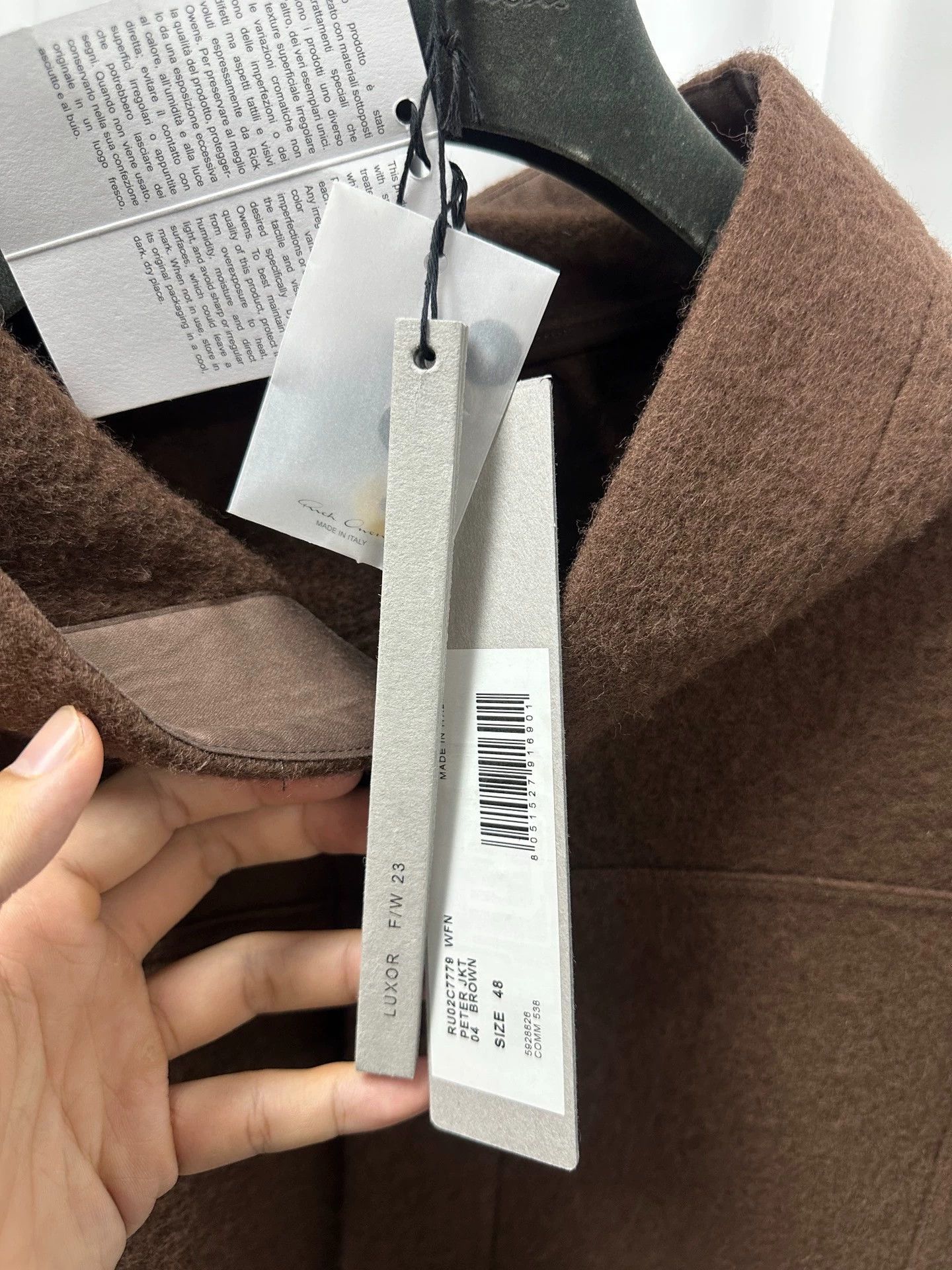 Rick Owens Rick Owens 23fw Wool Cape Jacket Size XL / US 12-14 / IT 48-50 - 4 Thumbnail