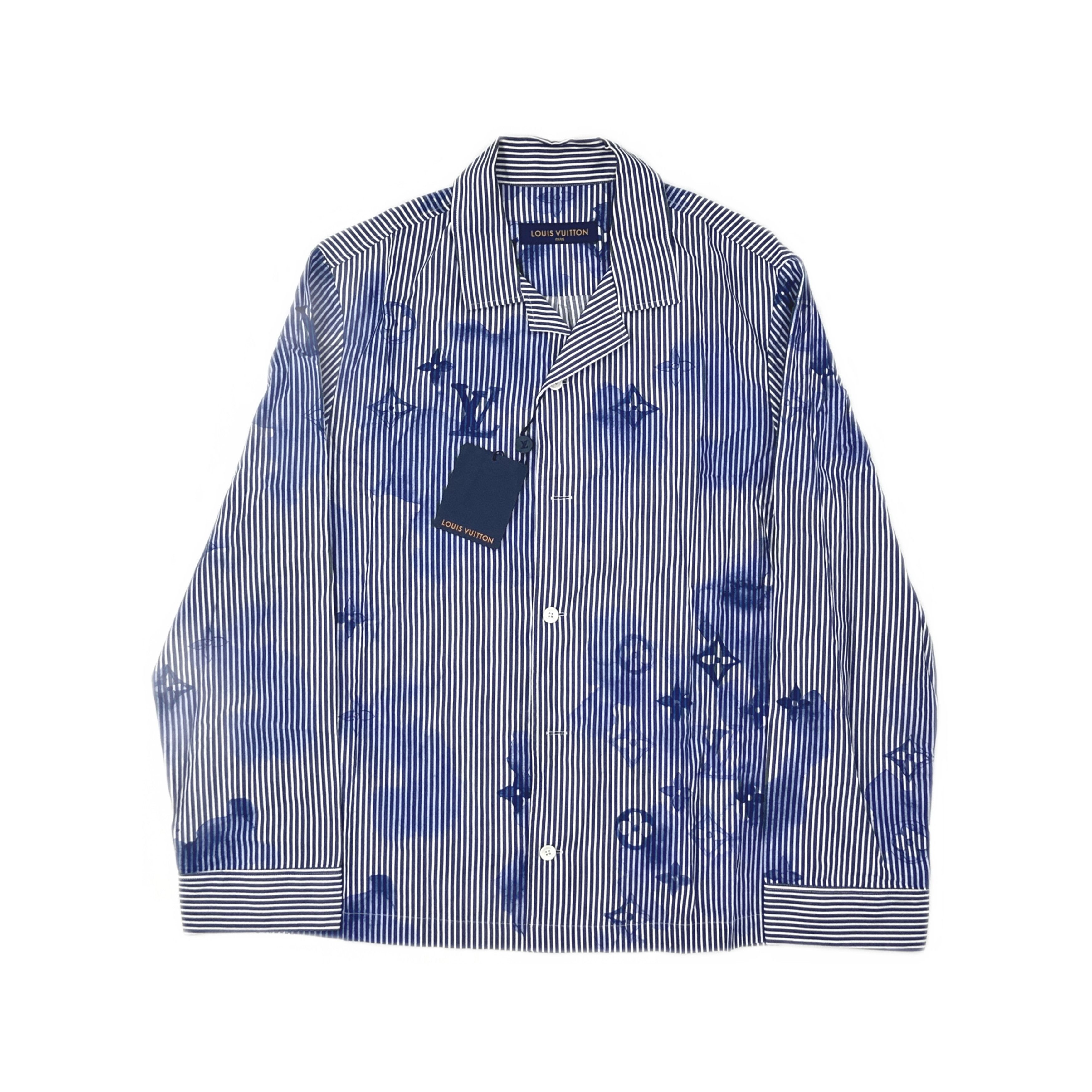 Louis Vuitton Louis Vuitton Monogram Ink Striped Shirt Size XS Size US XS / EU 42 / 0 - 1 Thumbnail