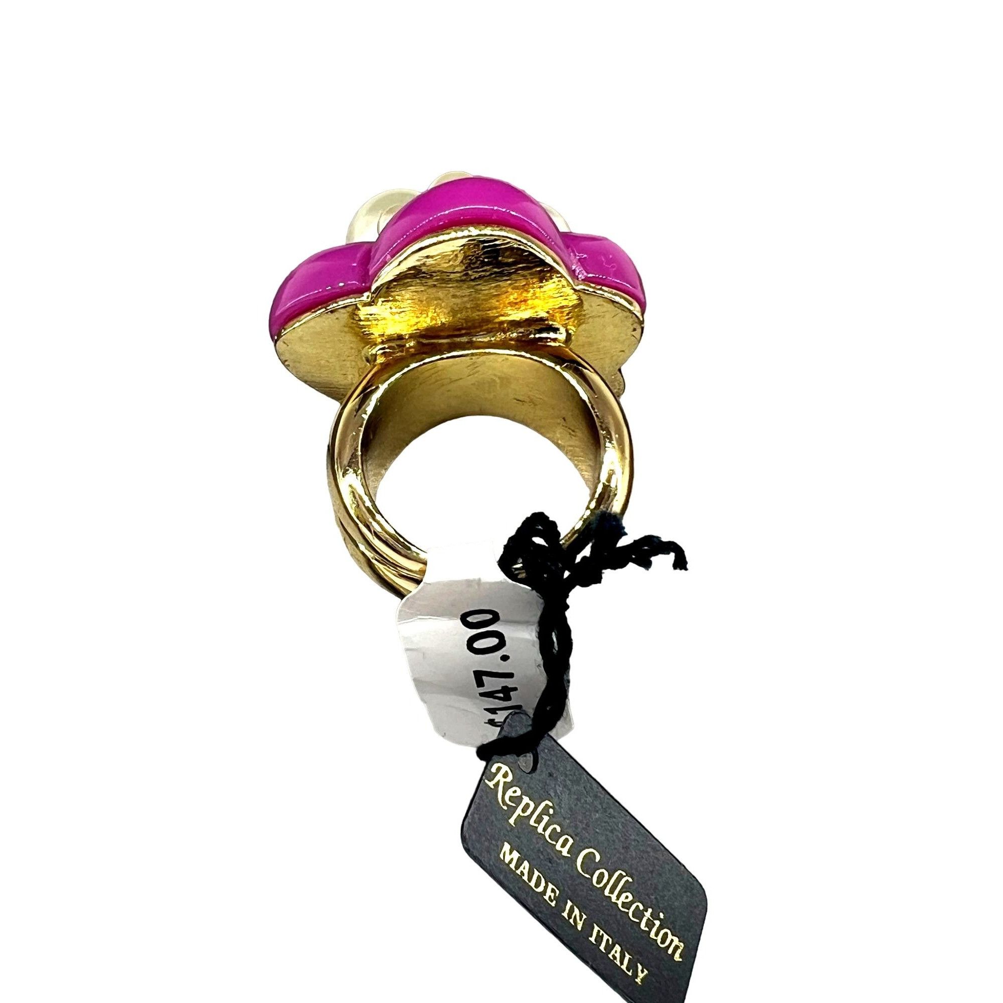 Other Stylish Purple and White Pearl Cocktail Ring Size 7 Size ONE SIZE - 2 Thumbnail