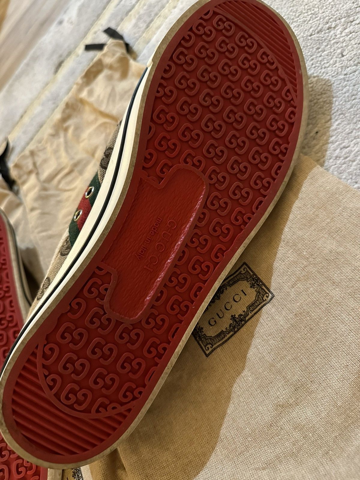 Gucci GG GUCCI TENNIS 1977 SNEAKER Size US 10 / EU 43 - 10 Thumbnail