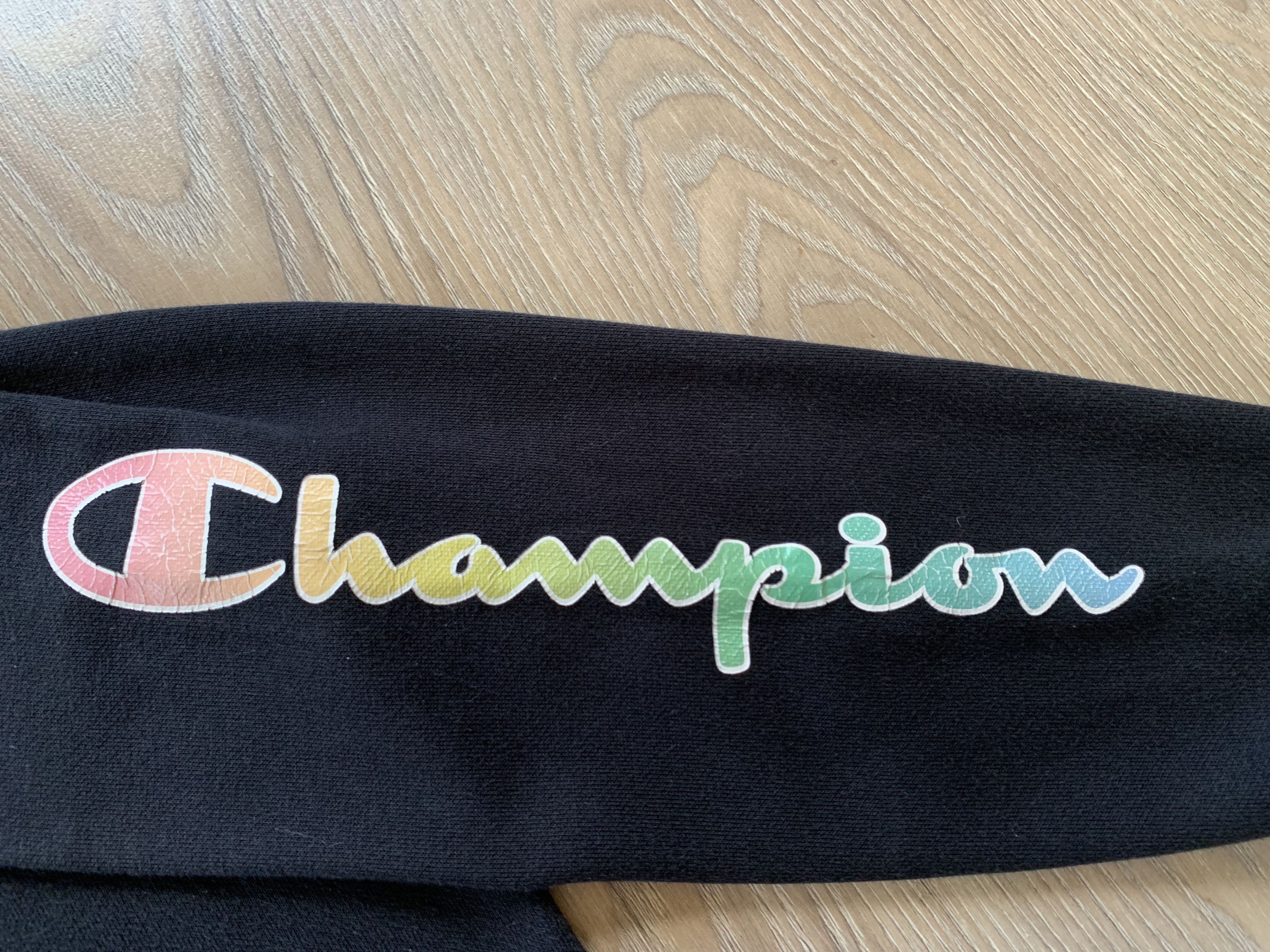 Champion × Vintage Champion Vintage Crop Top Printed Sweatshirt Size S / US 4 / IT 40 - 6 Thumbnail
