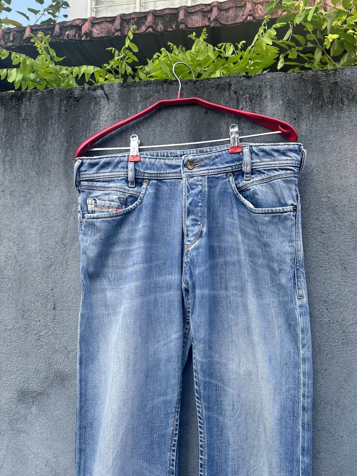 Diesel 👹Vintage Diesel Poiak Straight Cut Jeans Size US 29 - 7 Thumbnail
