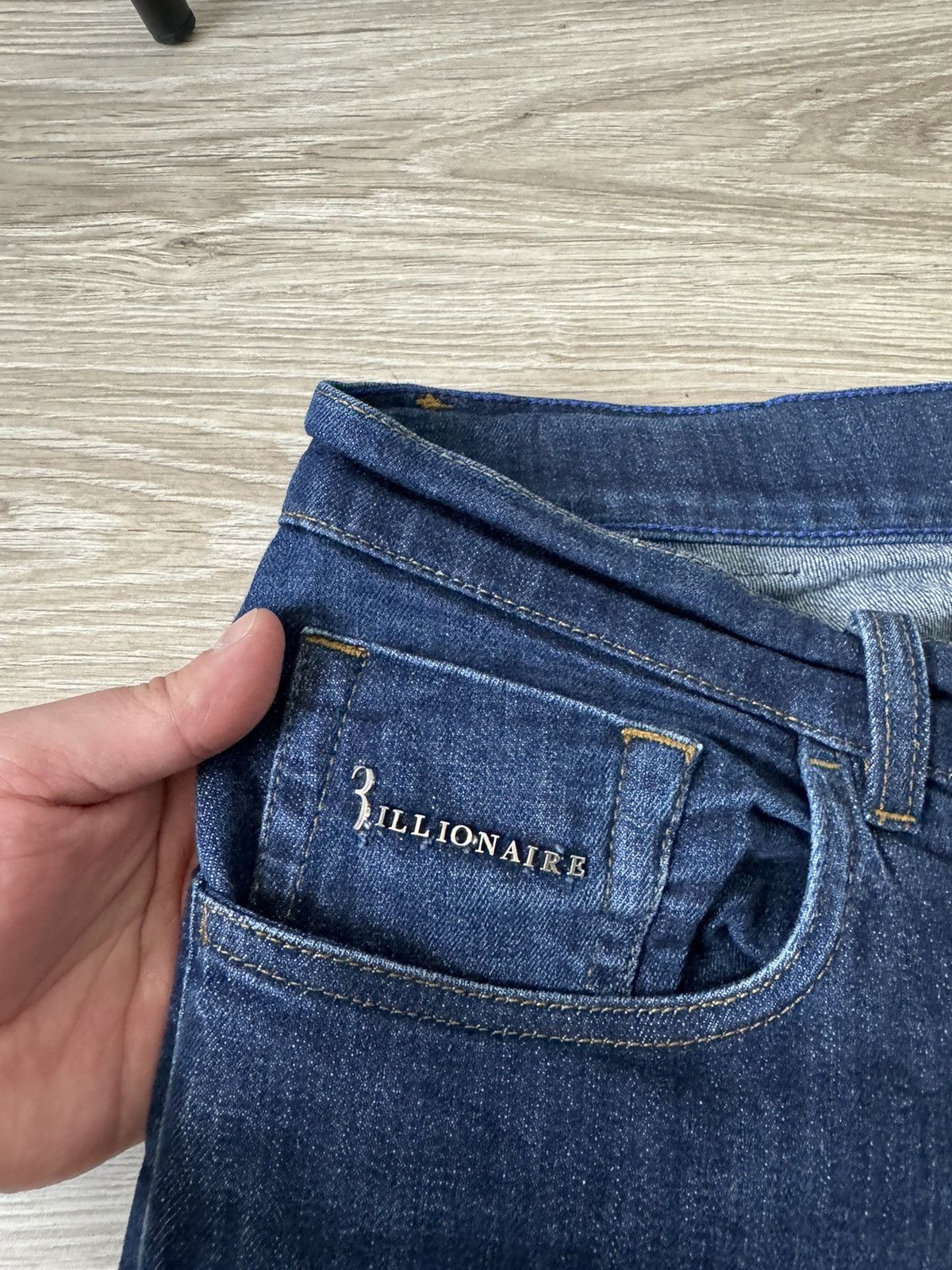 Billionaire Couture Billionaire Couture Blue Denim Jeans Made In Italy Size US 34 / EU 50 - 8 Thumbnail