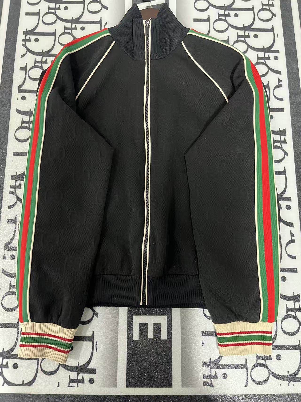 Gucci Gucci GG Jacquard Webbing Track Jacket Size M Size US M / EU 48-50 / 2 - 1 Thumbnail