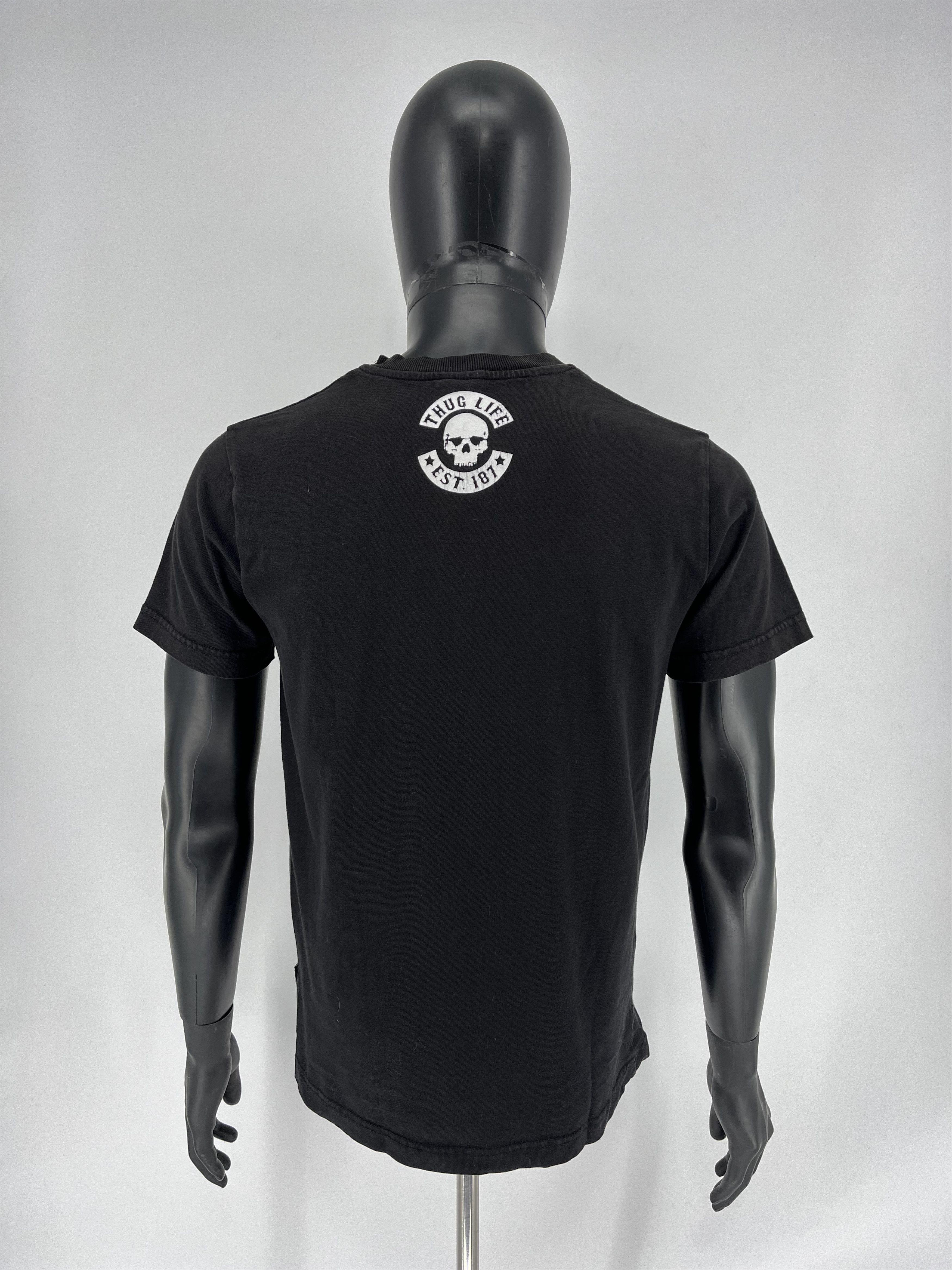 Band Tees × Vintage Vintage Y2k Thug Life vintage USA streetwear tee Skull tee Size US M / EU 48-50 / 2 - 10 Thumbnail
