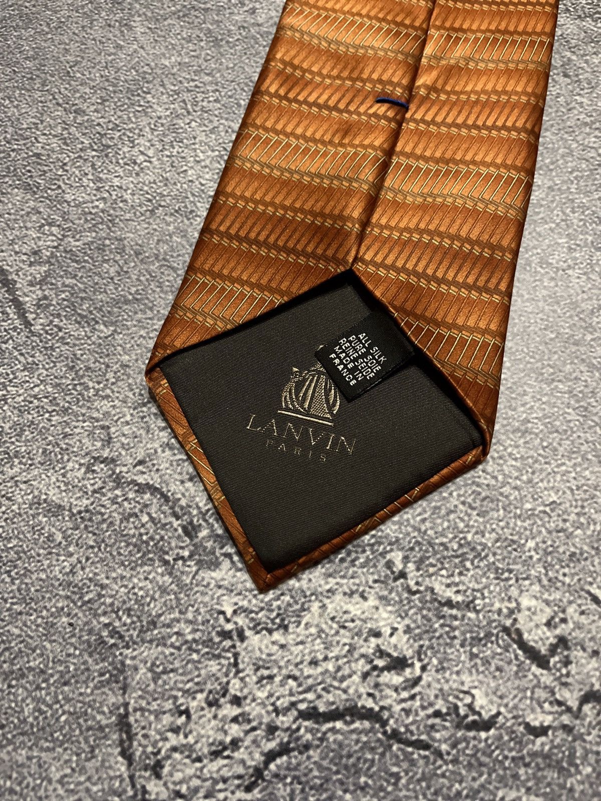 Lanvin Lanvin Paris 100% Silk Tie Size ONE SIZE - 5 Thumbnail
