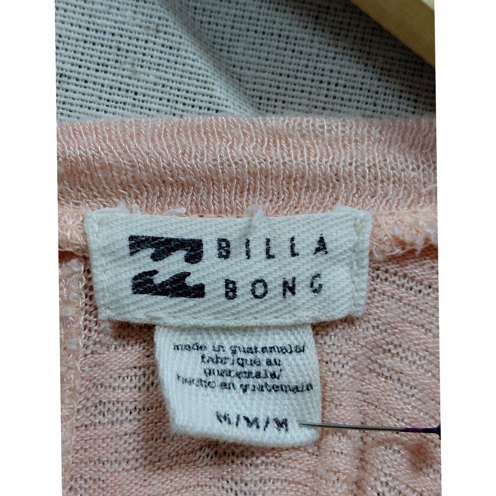 Billabong BILLABONG Pink Knit Dress - Lightweight Casual Womens Size M Size 32" / US 10 / IT 46 - 7 Thumbnail