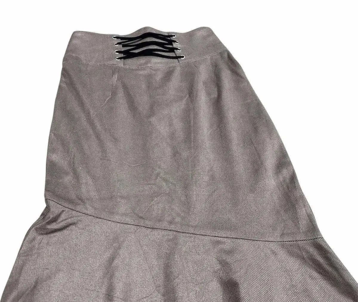 Designer × Japanese Brand × Lip Service ♟️ Sick Japanese Y2K Lip Service Laces Up Skirt Size 26" / US 2 / IT 38 - 2 Thumbnail