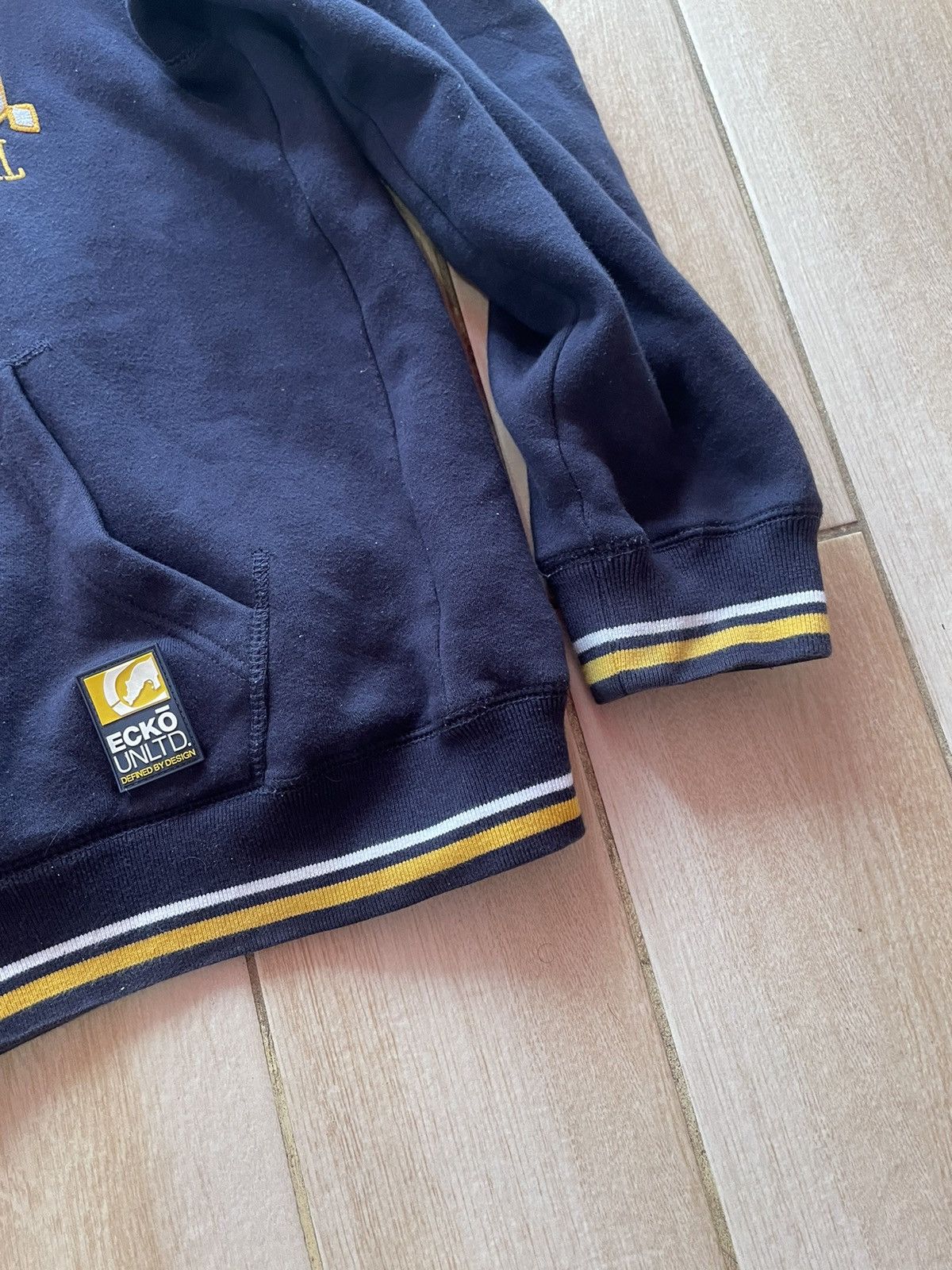 Ecko Unltd. × Vintage Vintage Ecko Untld Actual Big Logo Skate Zip Hoodie Y2K Size US L / EU 52-54 / 3 - 6 Thumbnail