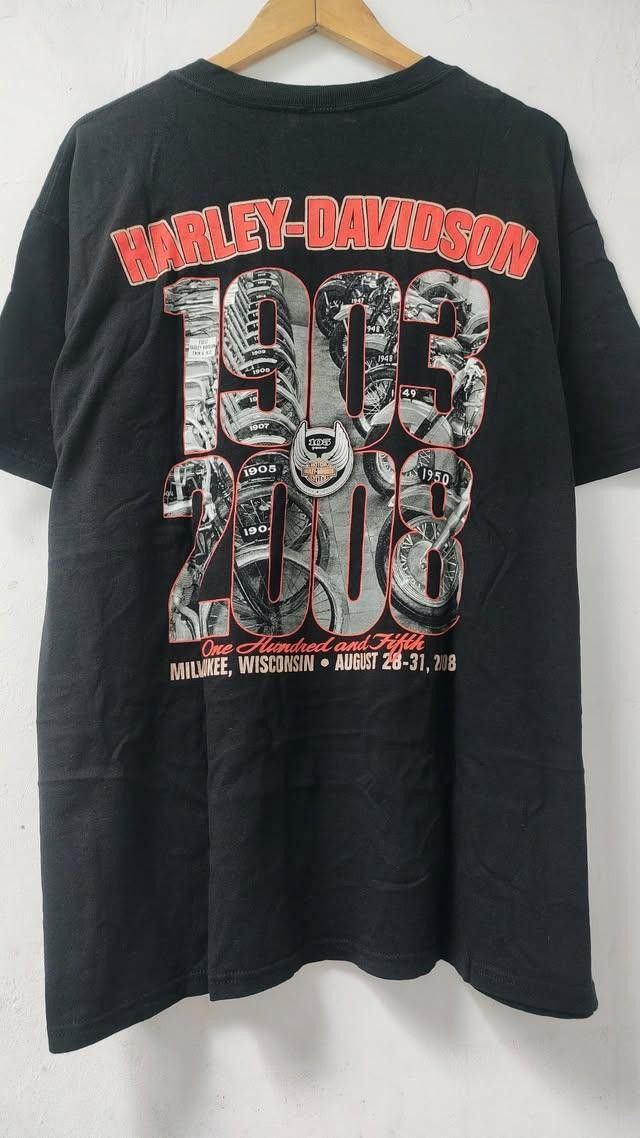 Harley Davidson × RAGEBLUE × Vintage Vintage 105 years aniversary Harley Davidson Shirt Tee Size US L / EU 52-54 / 3 - 2 Thumbnail