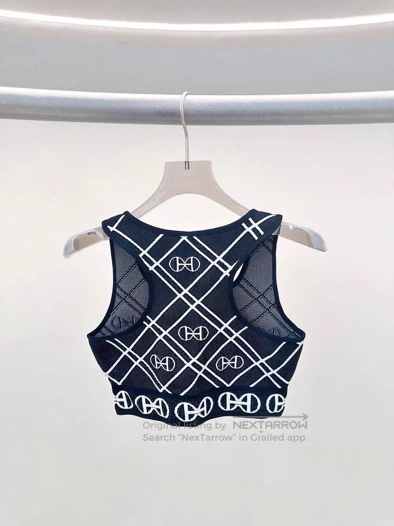 Hermes Hermes Black patterned vest Size XS / US 0-2 / IT 36-38 - 2 Thumbnail