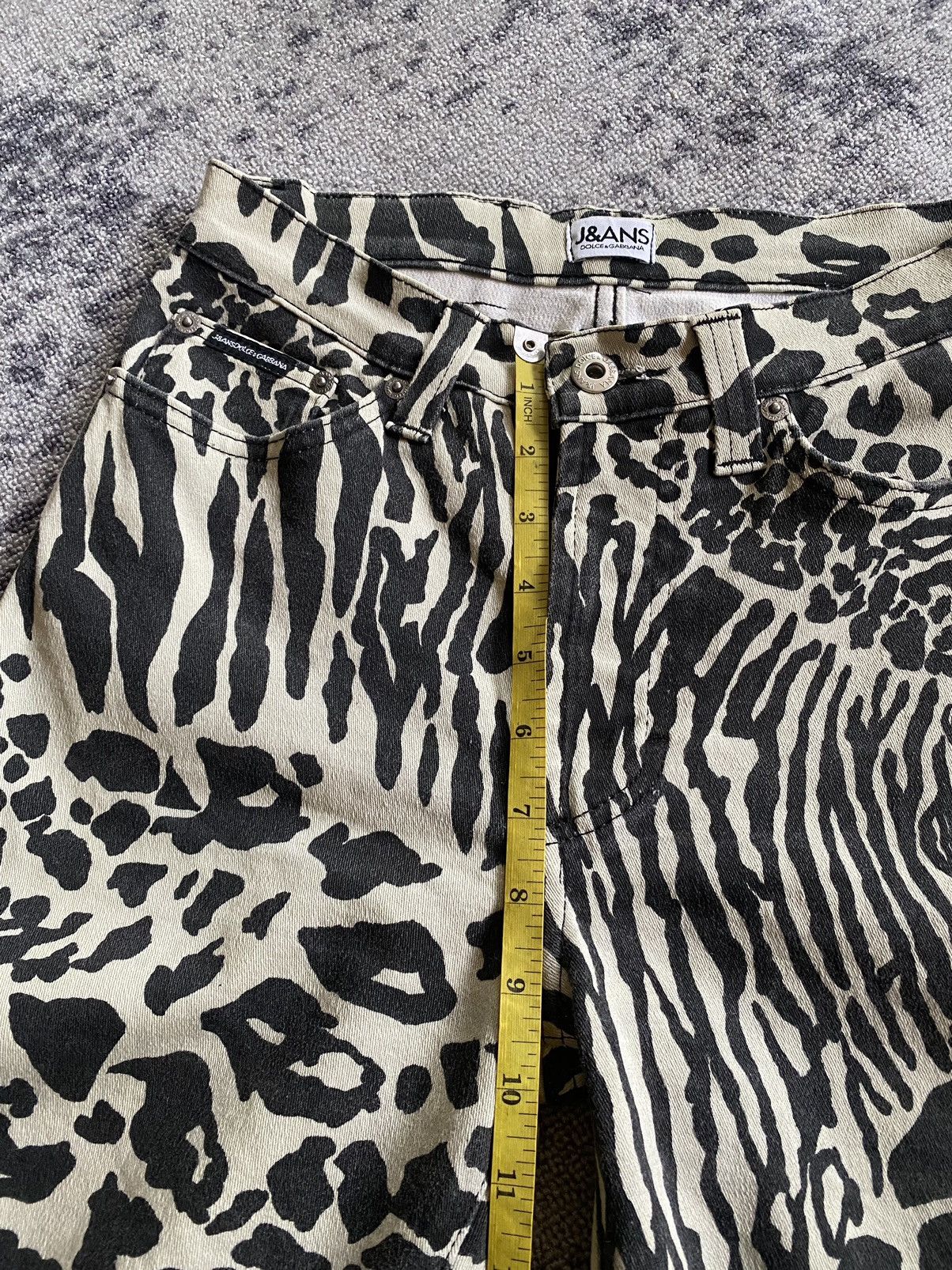 Dolce & Gabbana Dolce & Gabbana J&ans zebra pattern pants Size US 27 - 16 Thumbnail