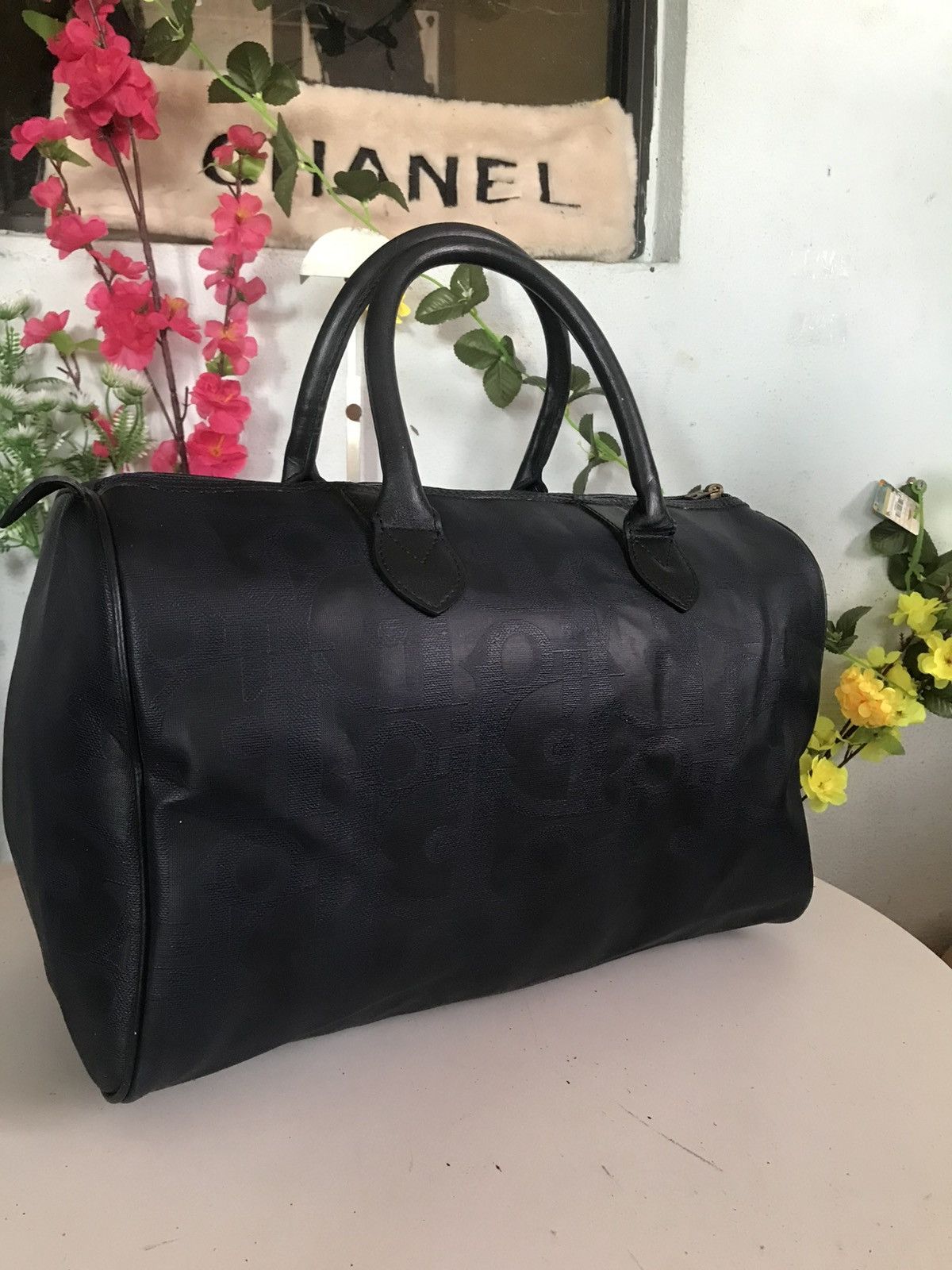 Christian Dior Monsieur × Vintage Vintage Christian Dior Boston Navy Blue Size ONE SIZE - 4 Thumbnail
