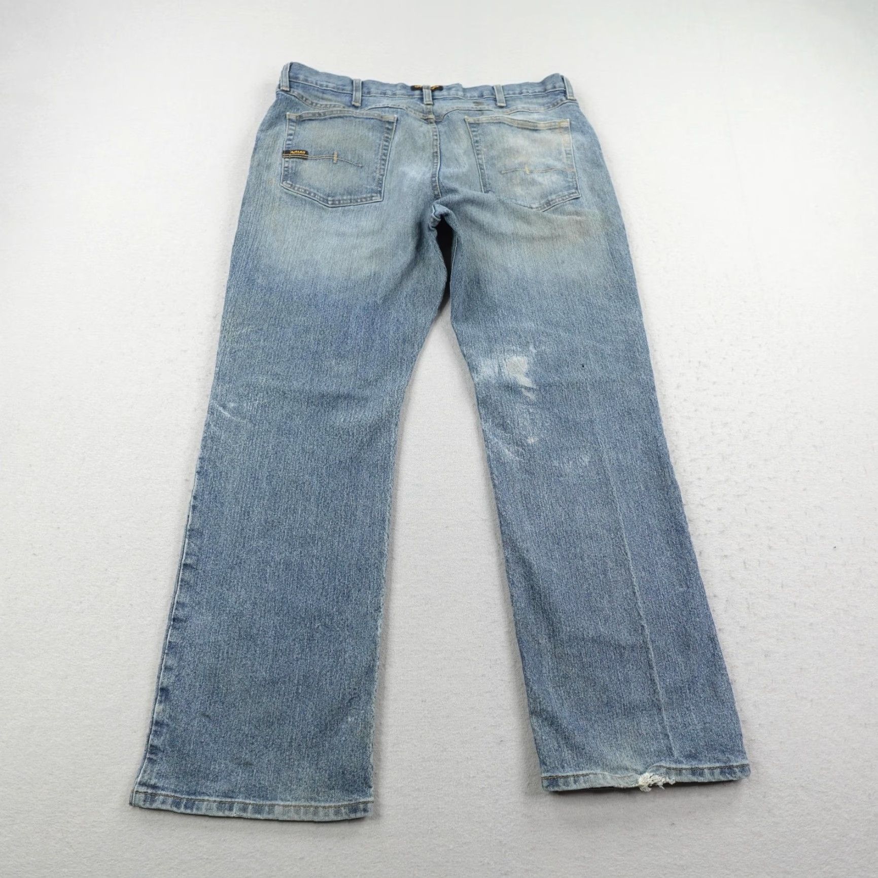Ariat Ariat Jeans Mens 38x32 Blue Rebar M4 Durastar Relaxed Bootcut Denim Work Denim Doors? Size US 38 / EU 54 - 4 Thumbnail