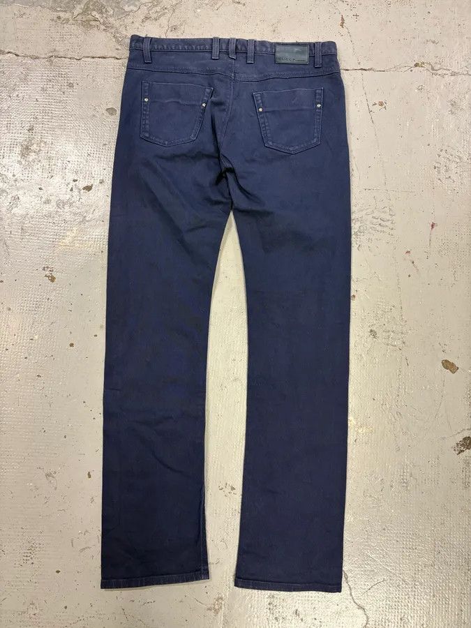 Gucci SS2009 Gucci Navy Slim Denim Jeans Size US 32 / EU 48 - 6 Thumbnail