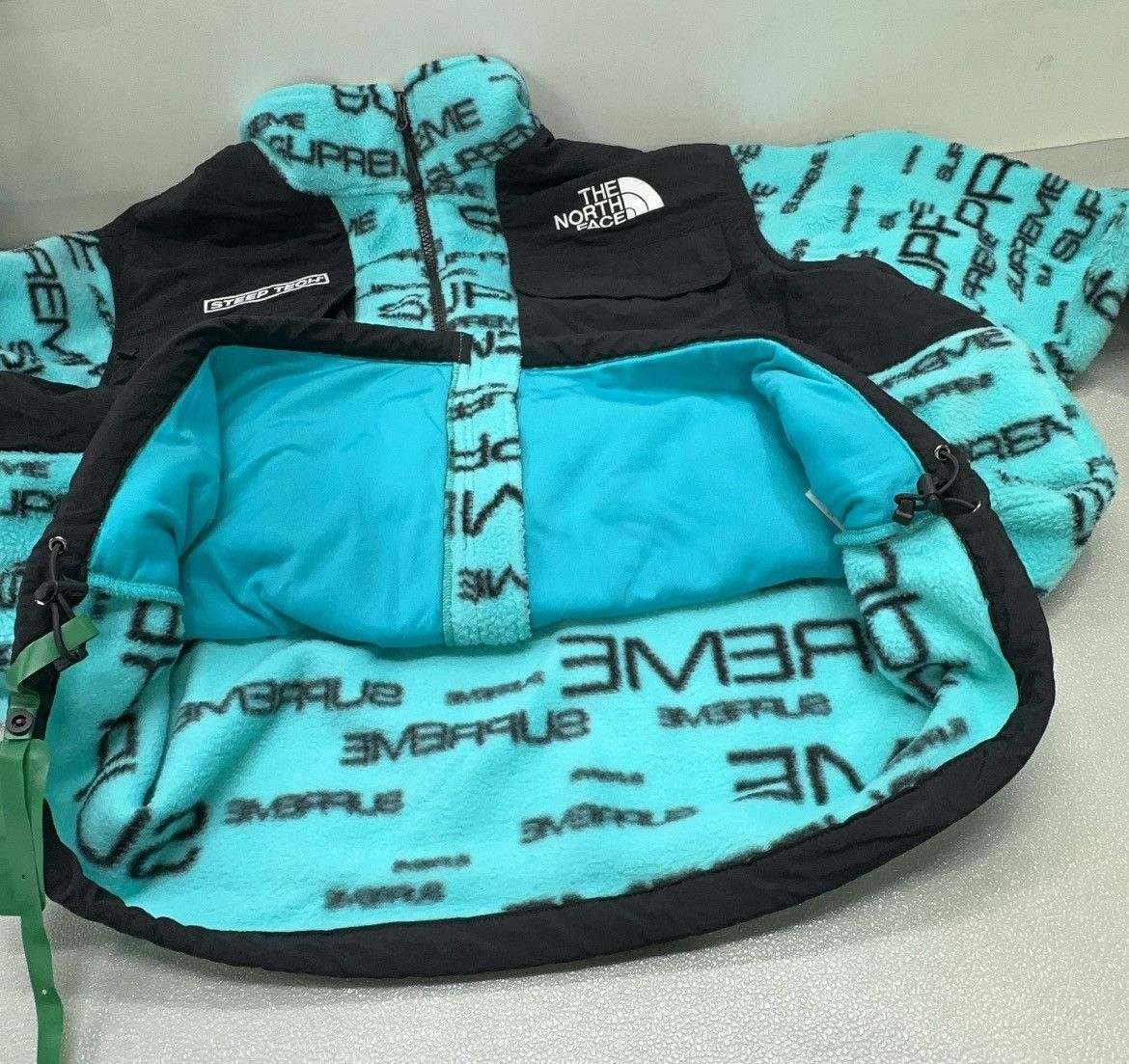 Supreme × The North Face Supreme x The North Face Steep Tech Fleece Jacket in teal Size US XL / EU 56 / 4 - 8 Thumbnail