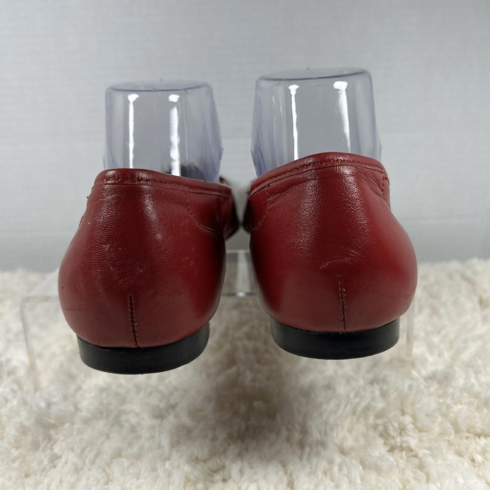 Other Array Freedom Women's Sz10.5 Leather Slip-On Shoe Chili Red Size US 10 / IT 40 - 3 Thumbnail