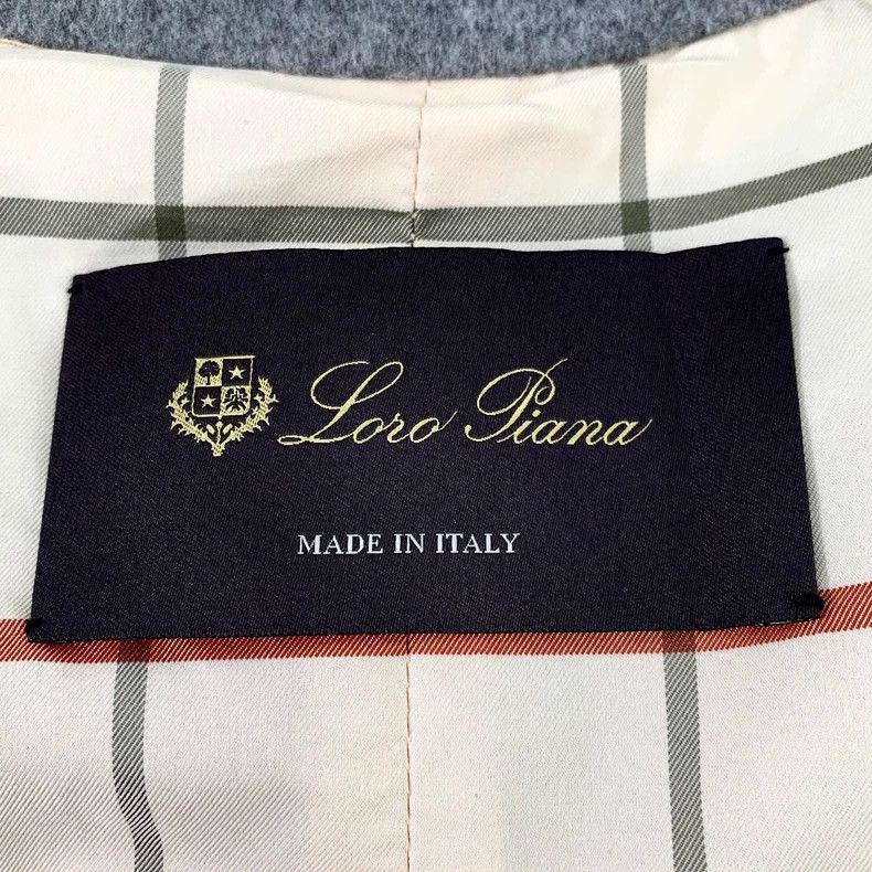 Loro Piana Loro Piana Gray cashmere lapel long-sleeved suit jacket 250 Size US M / EU 48-50 / 2 - 5 Thumbnail