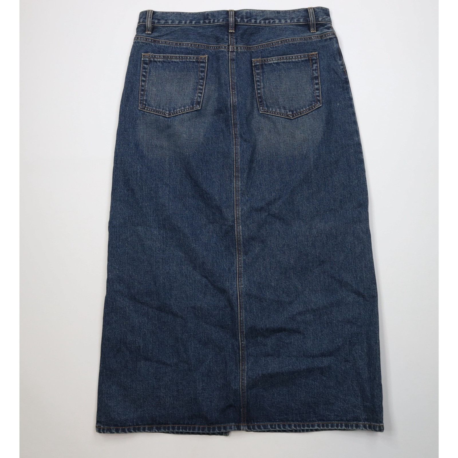 Gap Vintage Y2K 2002 Gap Babydoll Faded Denim Skirt Size 38" / US 16 / IT 52 - 8 Thumbnail