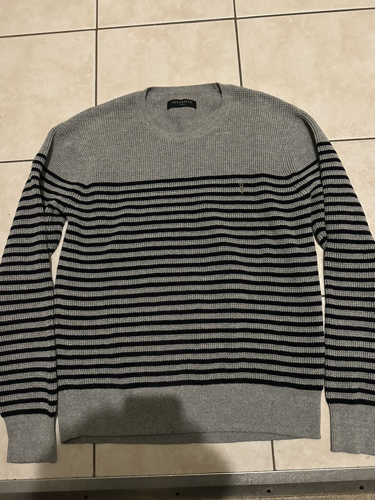 Allsaints Allsaints stripped sweater L sz new with tags Size US L / EU 52-54 / 3 - 2 Thumbnail