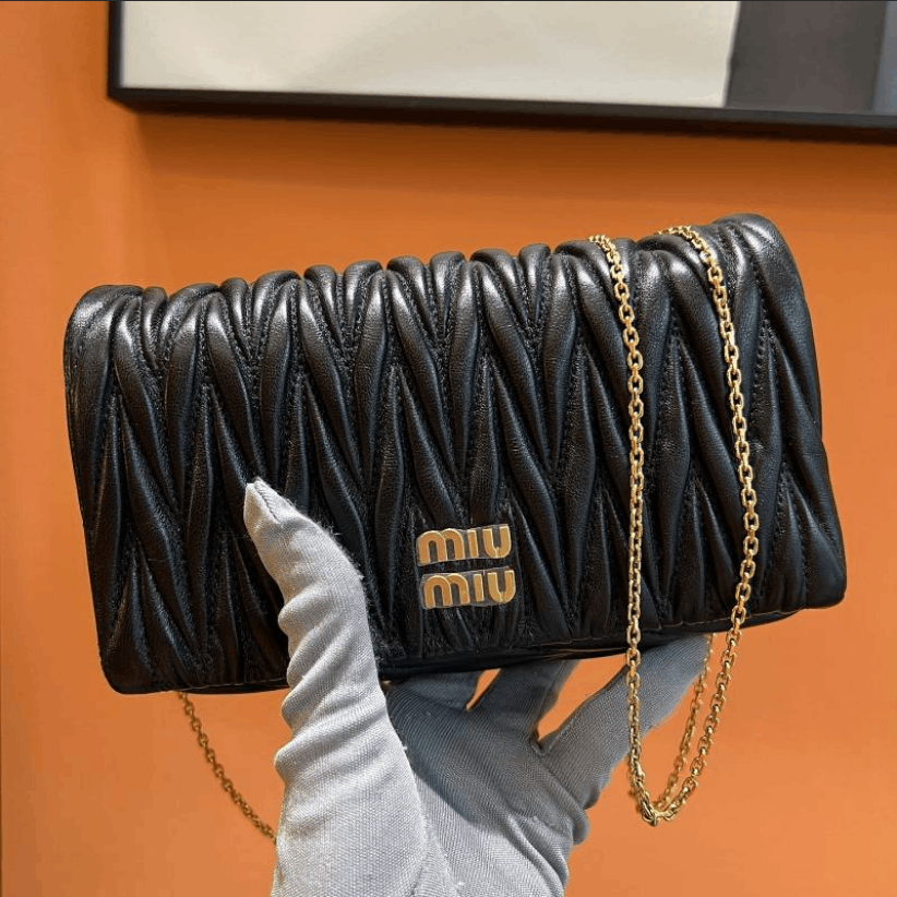 Miu Miu Miu Miu Chain Nappa‑Leather Crossbody & Shoulder Bag Size ONE SIZE - 1 Thumbnail