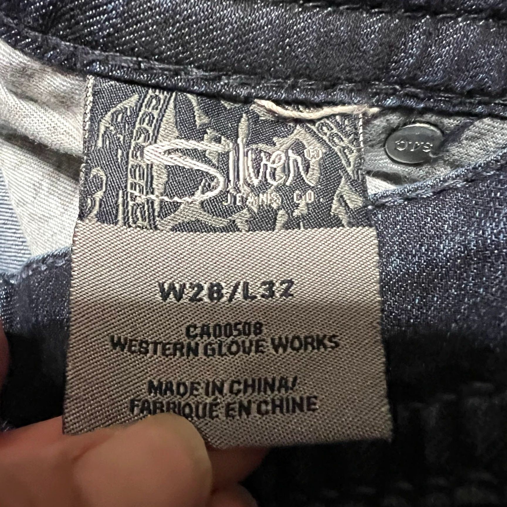 Silver Jeans Co. Silver Jeans Womens 28 x32 Suki Bootcut Western Contrast Stitch Blue Denim Womens Bootscut? Size 28" / US 6 / IT 42 - 7 Thumbnail