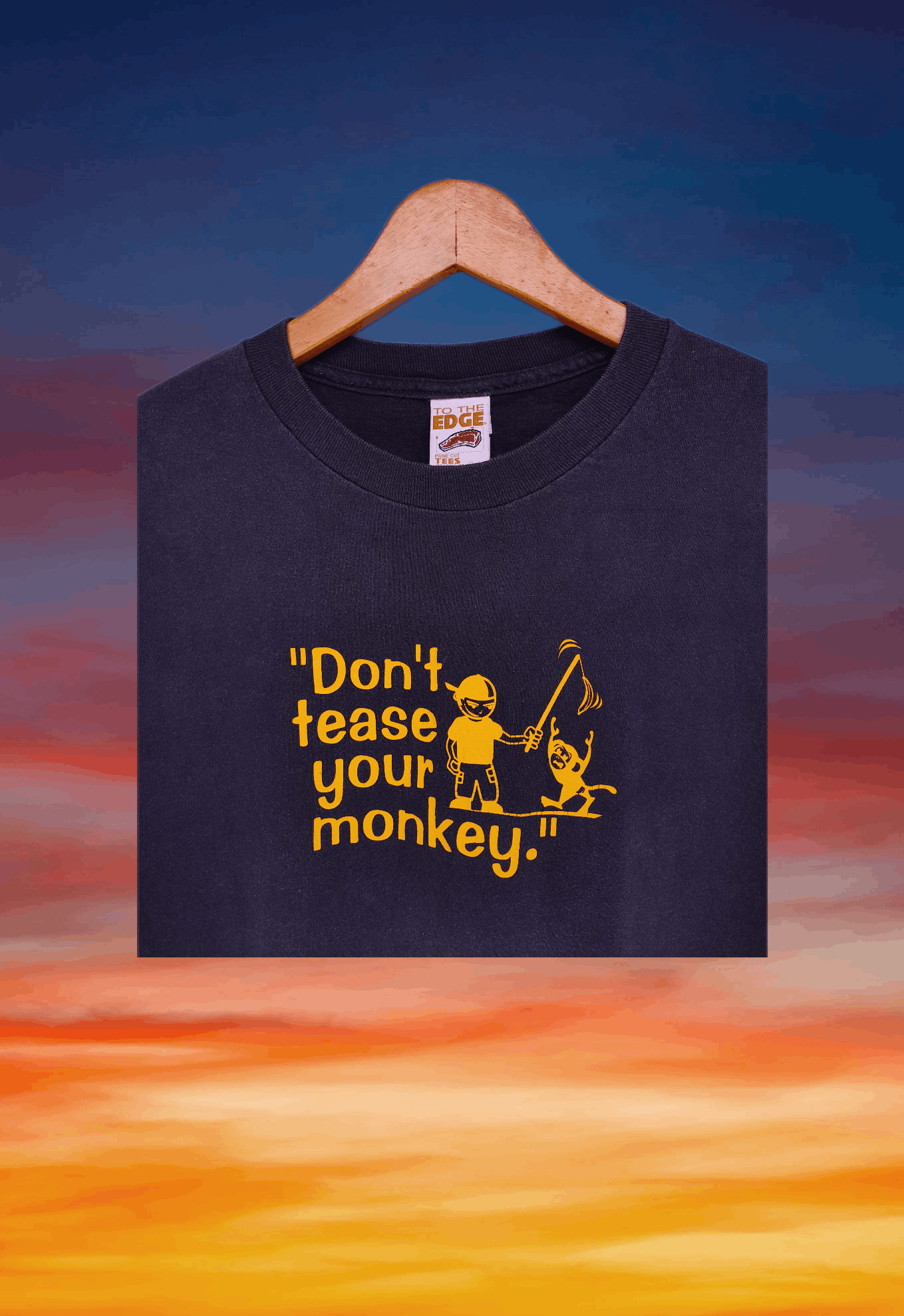 Vintage Streetwear Vintage TO THE EDGE Skateboard T-Shirt Size US L / EU 52-54 / 3 - 4 Thumbnail