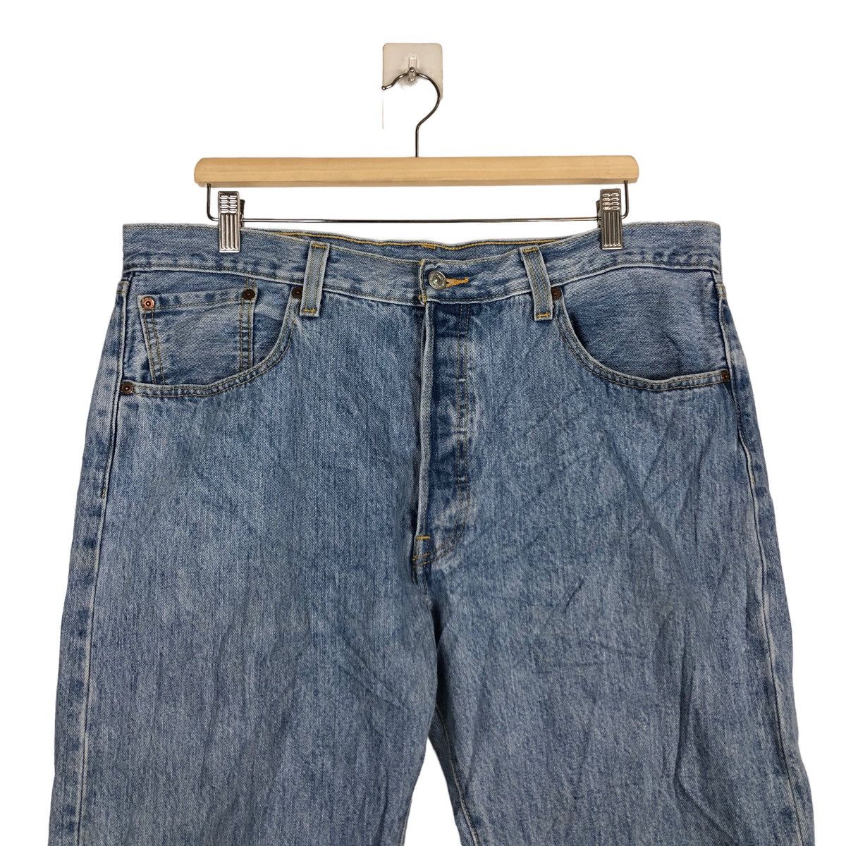 Levi's 🔥90’s VINTAGE LEVIS DISTRESSED DENIM JEANS USA Size US 36 / EU 52 - 3 Thumbnail