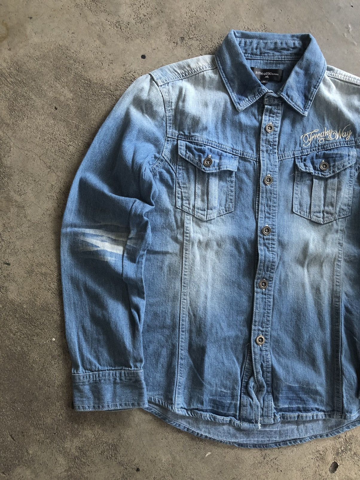 Hysteric Glamour × In The Attic × Japanese Brand JAPANESE IN THE ATTIC BUTTON LONG SHIRT Size US M / EU 48-50 / 2 - 3 Thumbnail