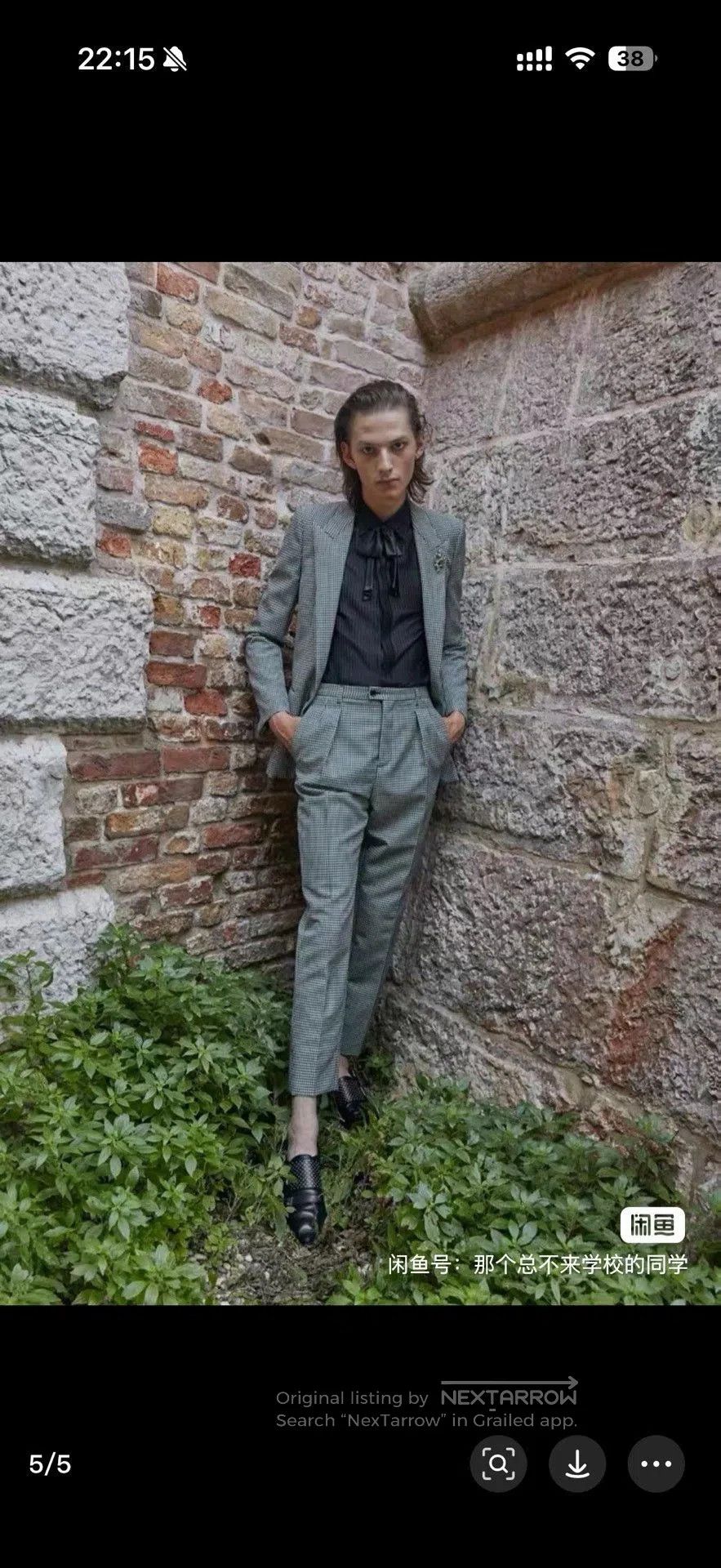 Saint Laurent Paris Saint Laurent 22SS Houndstooth Tailored Pants. Size US 30 / EU 46 - 5 Thumbnail