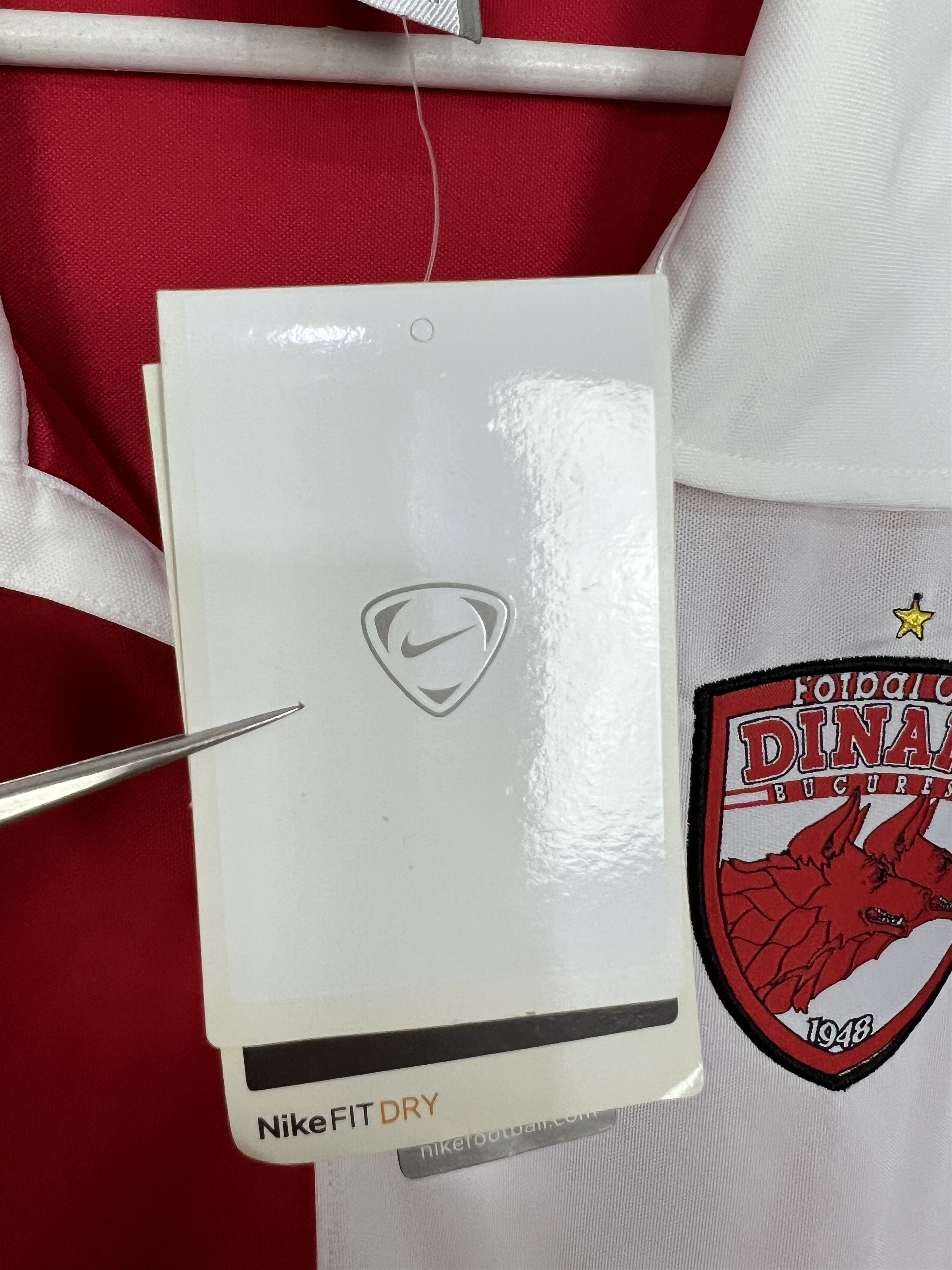Nike Dynamo Bucharest Home football shirt 2008 Soccer Nike Jersey Size US XL / EU 56 / 4 - 9 Thumbnail